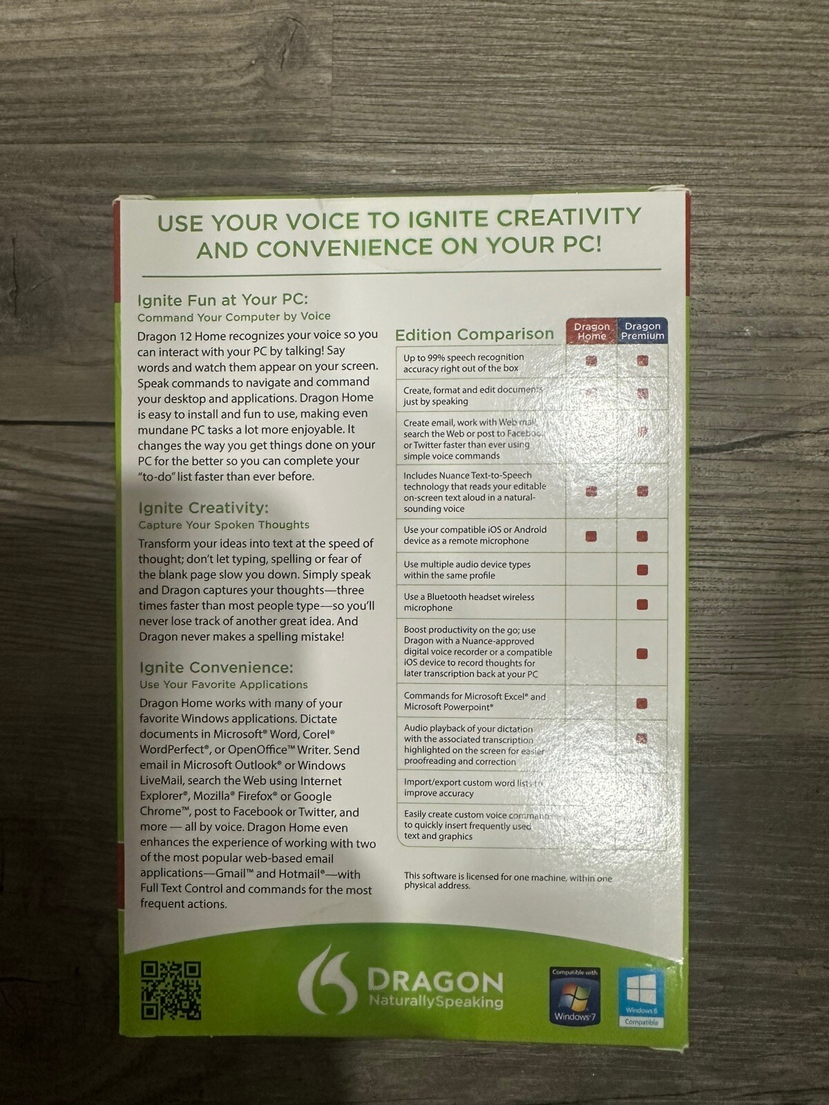Nuance Dragon NaturallySpeaking 12.0 Home K409A-G1B-12.0 – New & Sealed
