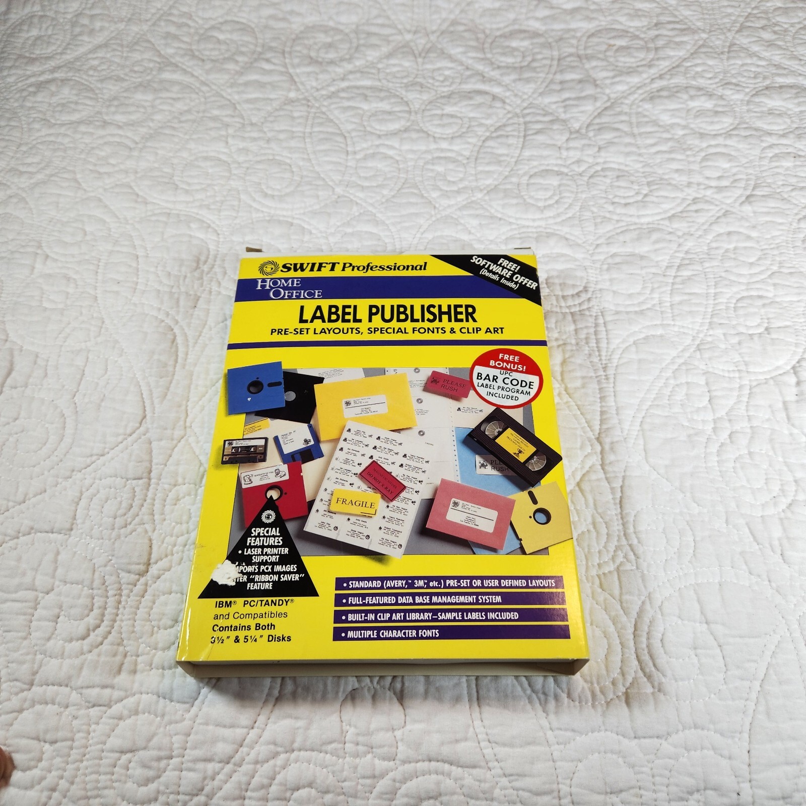 Swift Professional Home Office Label Publisher 3.5″ and 5.25″