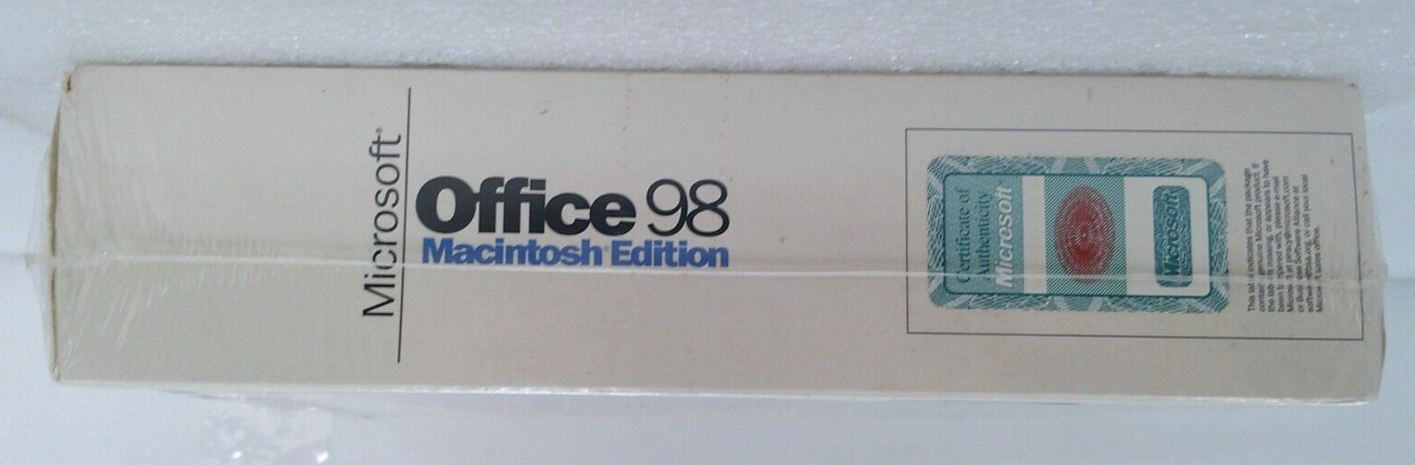 MICROSOFT OFFICE 98 MACINTOSH EDITION P/N X03-51309