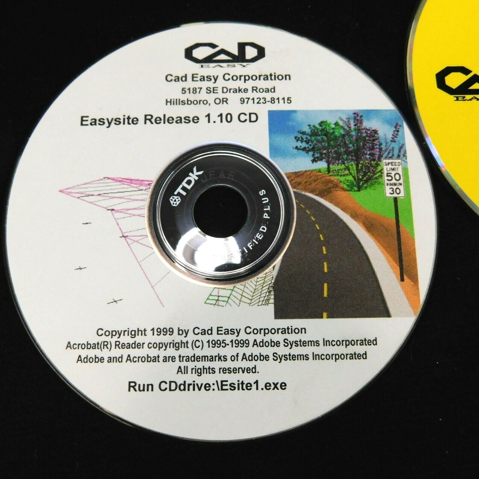 Easy Site Rel. 1.10 for Autocad 14 – 2000 Site Modeling Manual CD Serial Number