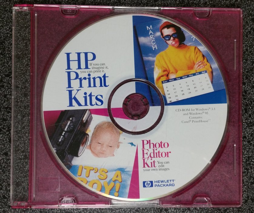 5 HP Print Kits CD-ROMs for 1 low price – Includes Corel & Softkey Software