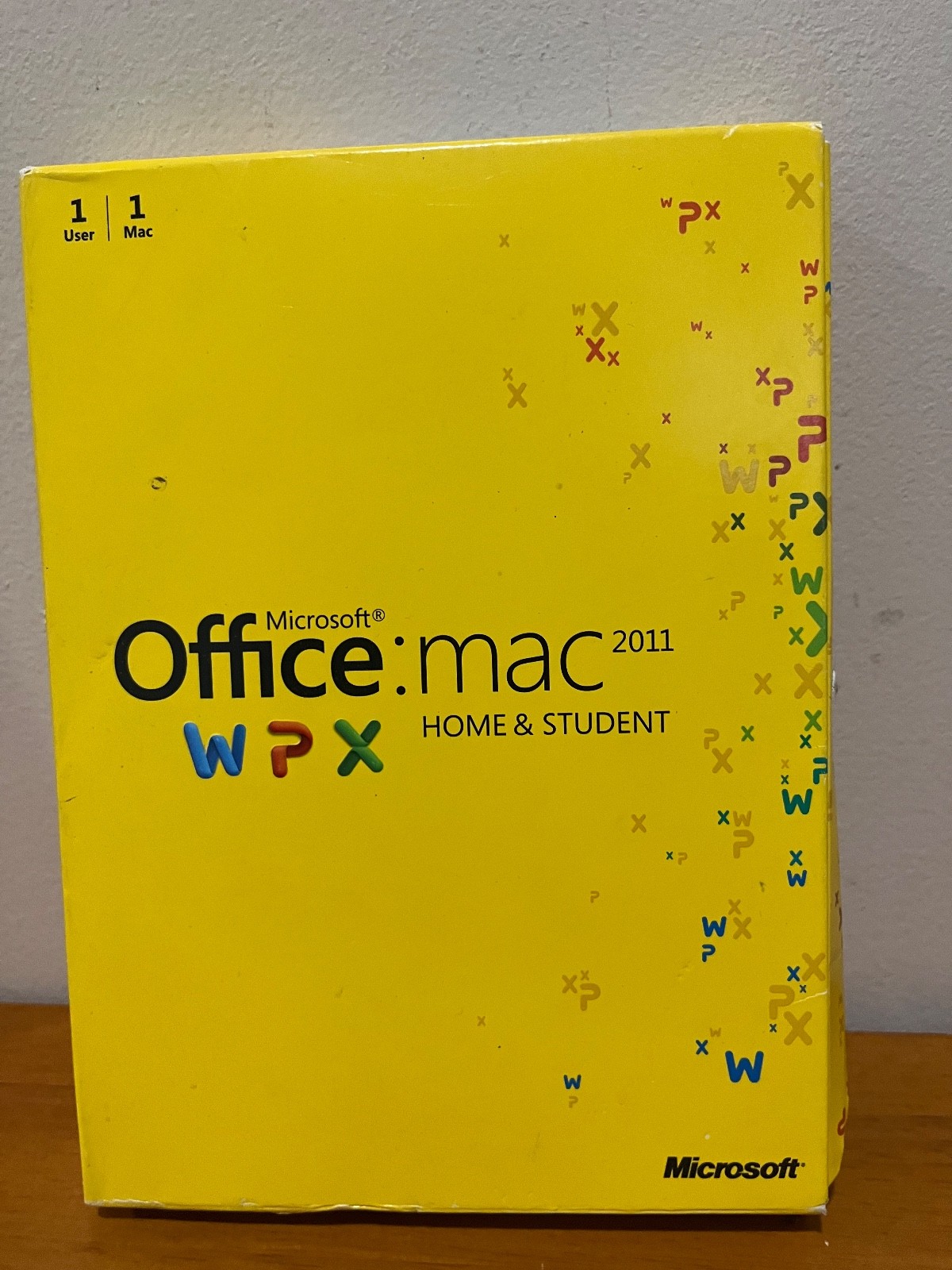 Microsoft Office / Mac 2011 Home & Student WPX w/ Product Key.