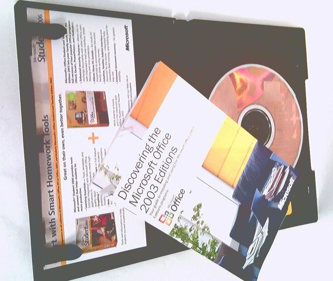 ✅ Microsoft Office~Student and Teacher Edition~2003