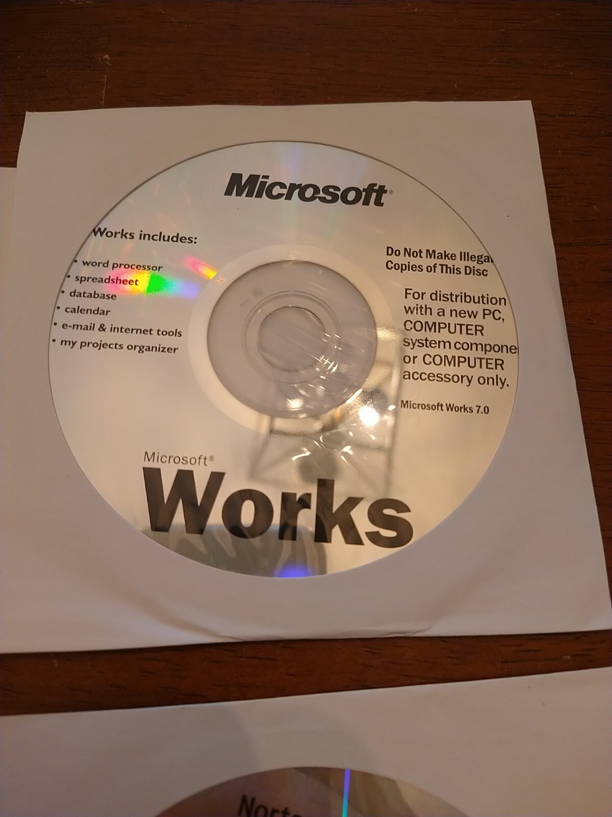 Compaq Notebook Series 2003 , Works 7.0, Documentation Library, Recovery Disc