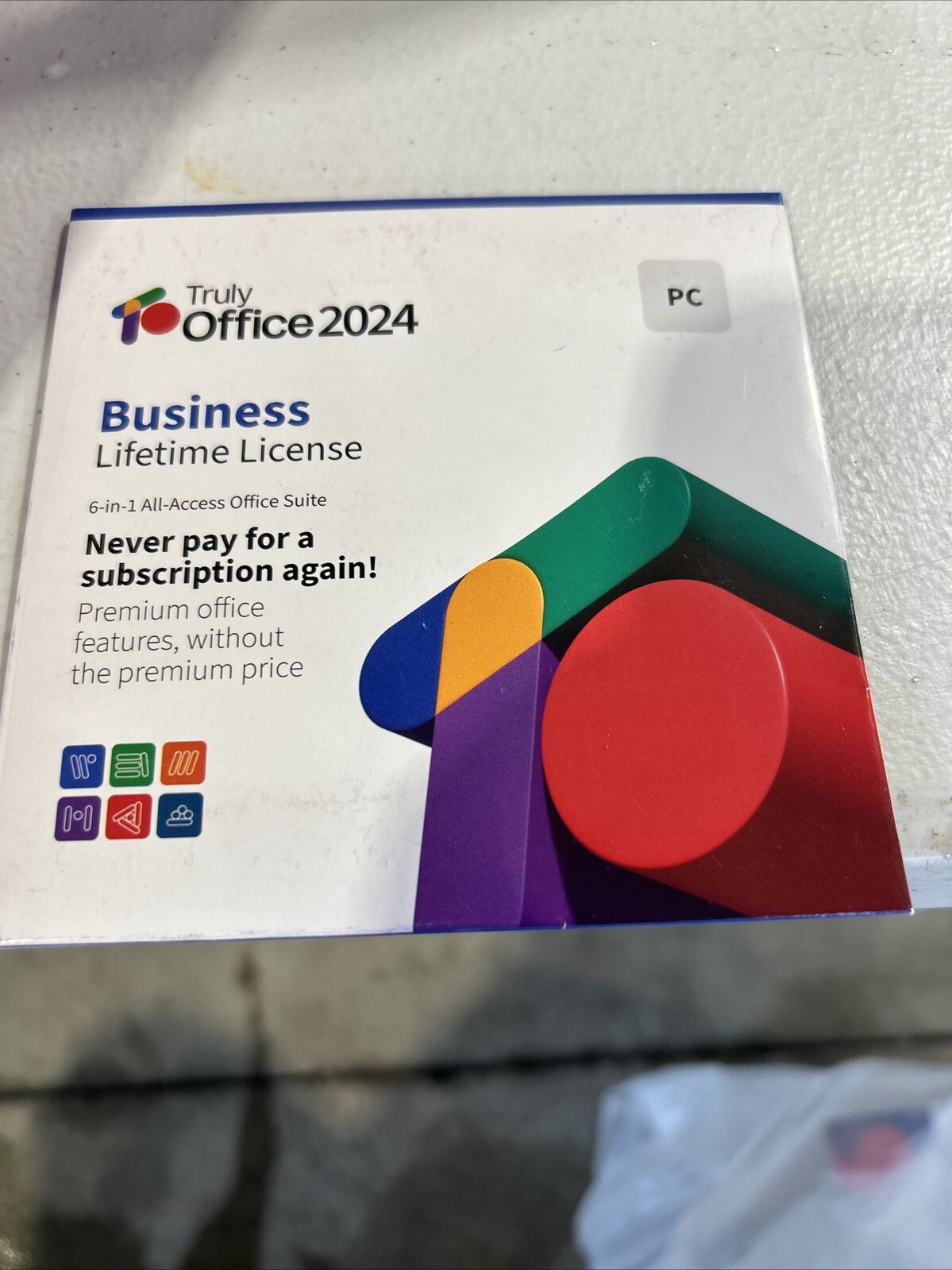 TrulyOffice 2024 Business Lifetime License for PC, 6-in-1 Suite for 1 User
