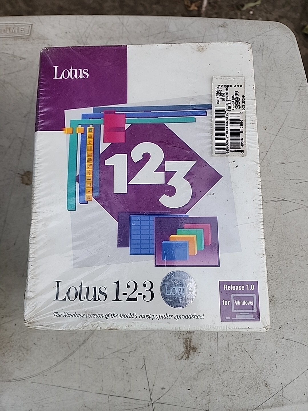 Lotus 123 for Windows Release 1.0 – 3.5″ Floppy Discs 1991 SEALED