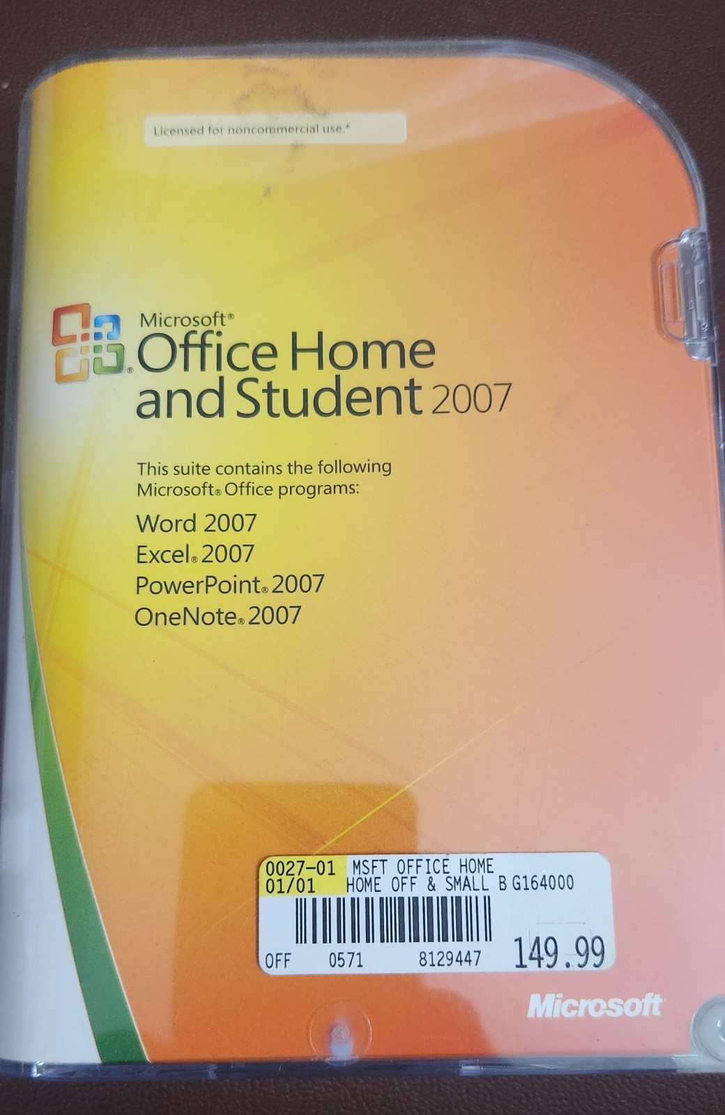Microsoft Office 2007 Home and Student Licensed For 3 Home PCs