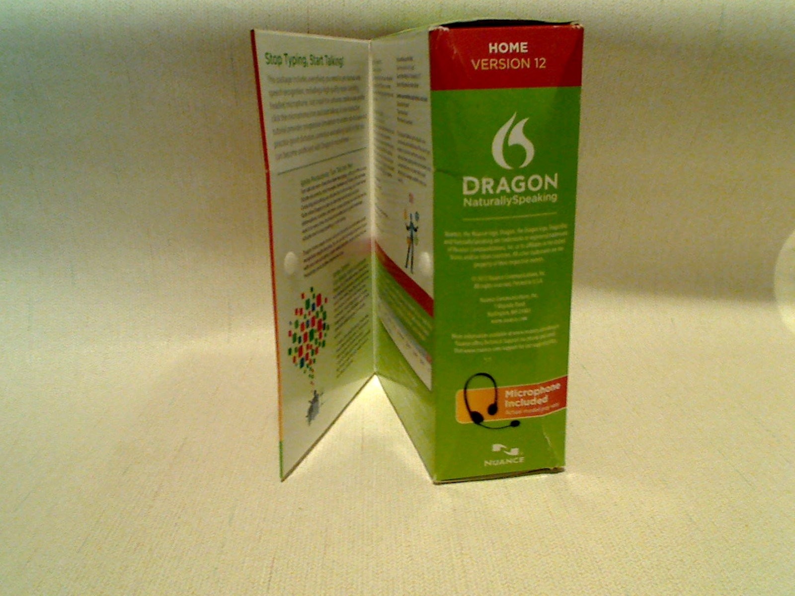 Dragon Naturallyspeaking 12 Home Speech Recognition Software Dvd Rom Improved…