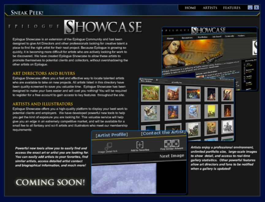 Epilogue The New Masters of Fantasy 2003 Edition Software Art PC Mac Software