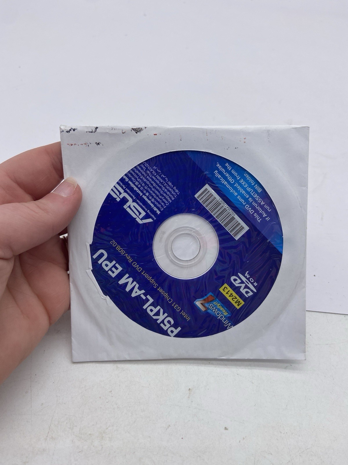 asus p5kpl-am epu disc only windows 7 dvd
