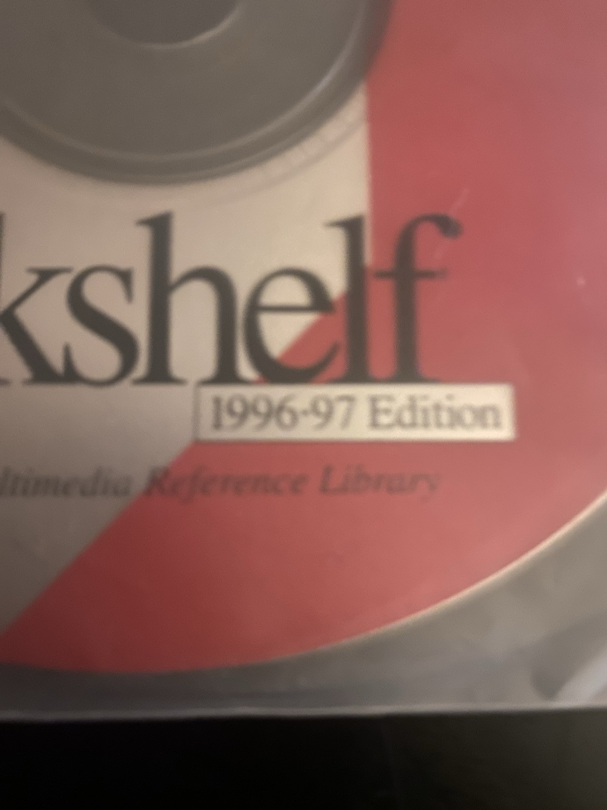 Microsoft Bookshelf 1996-97 CD ROM Vintage Software Excellent Condition