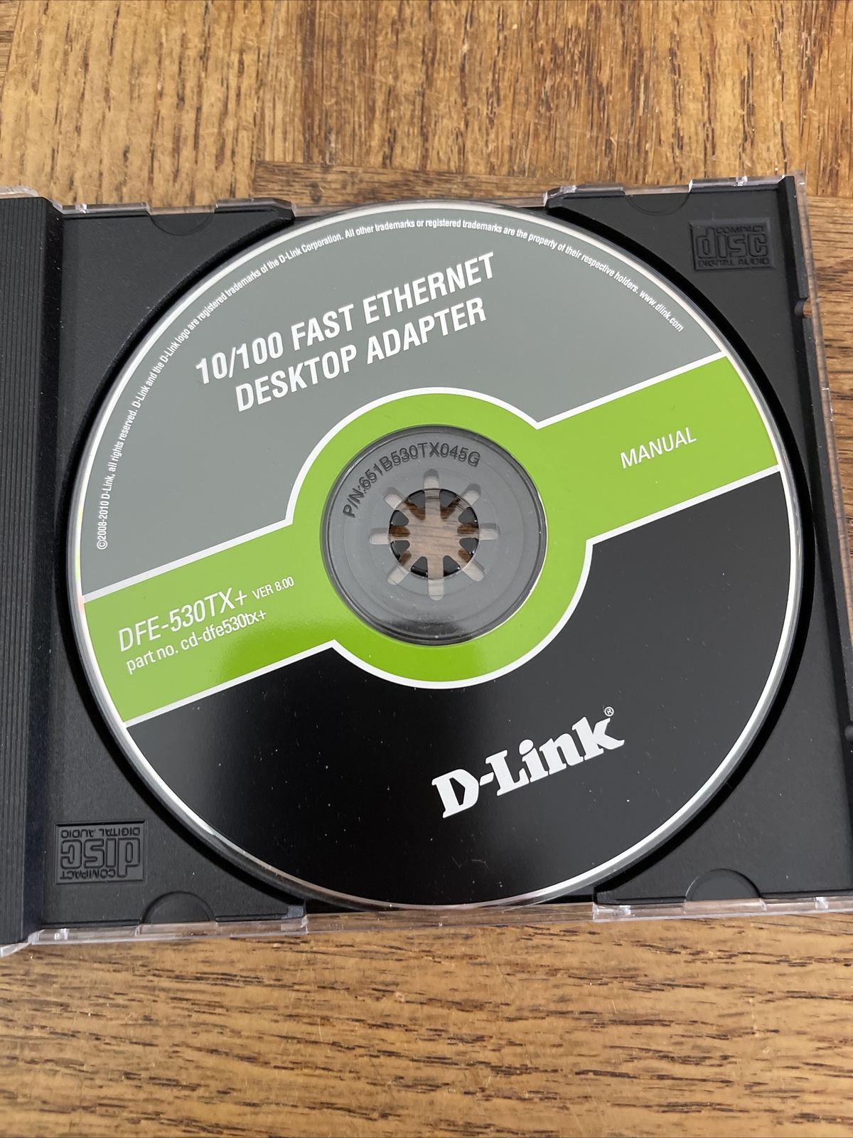 D-Link 10/100 Fast Ethernet Desktop Adapter PC Software