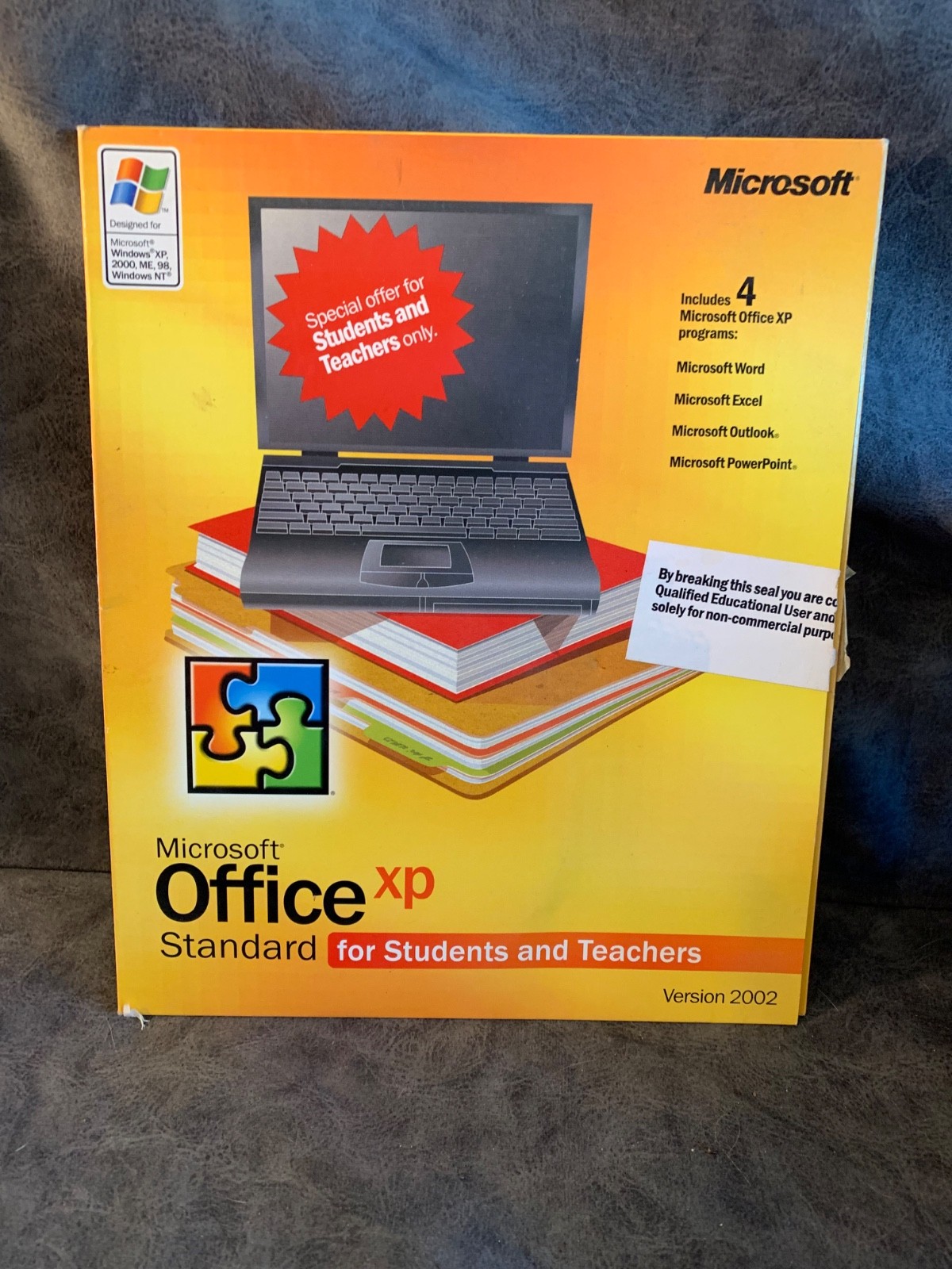 Microsoft Office xp Standard for Students and Teachers 2002 Version-Windows new