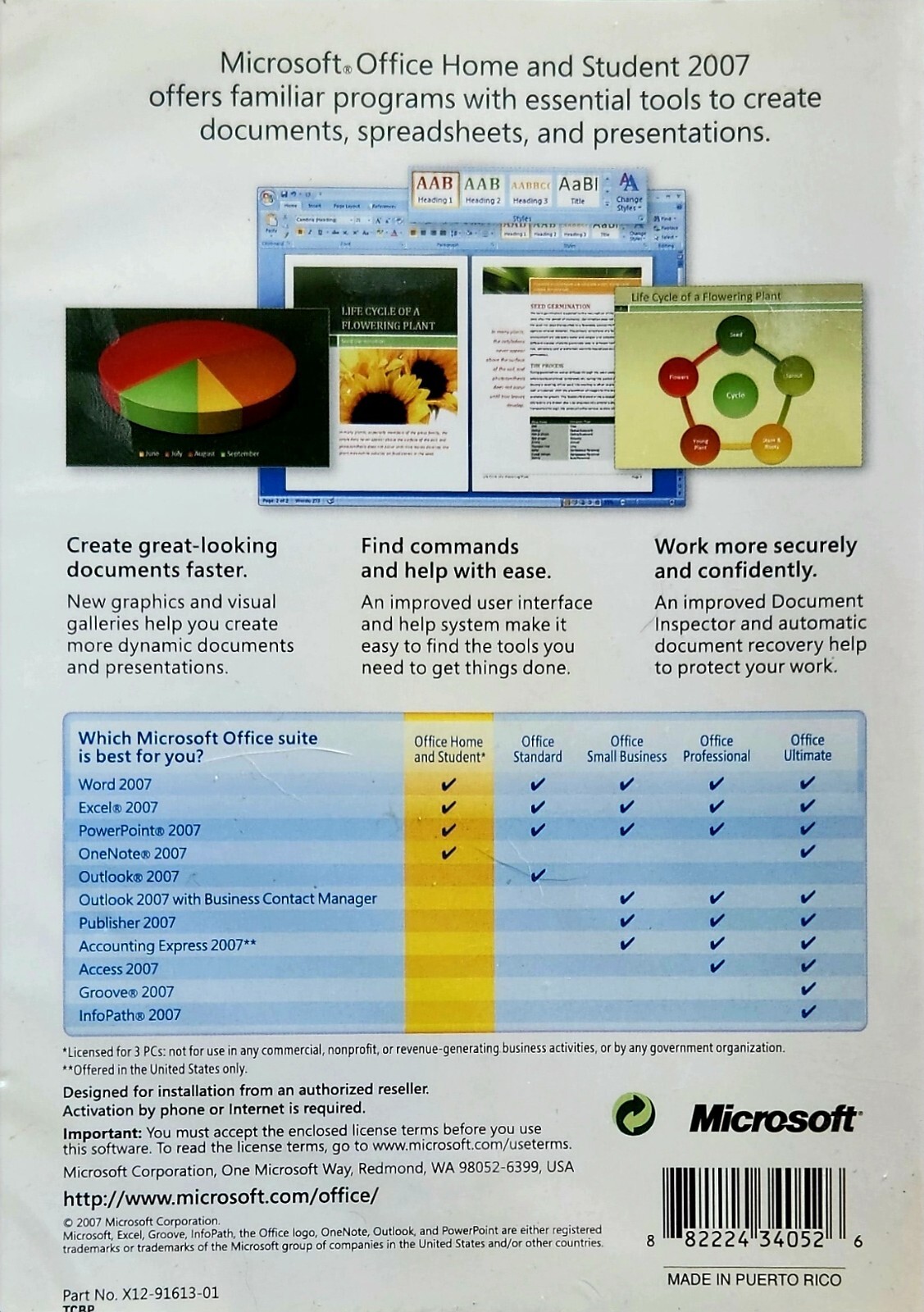 Microsoft Office Home and Student 2007 With Product Key For Windows XP
