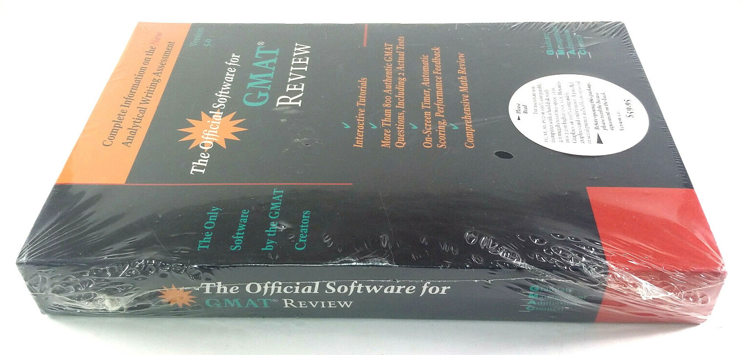 The Official Software for GMAT Review Version 5.0 BRAND NEW Analytical Writing!