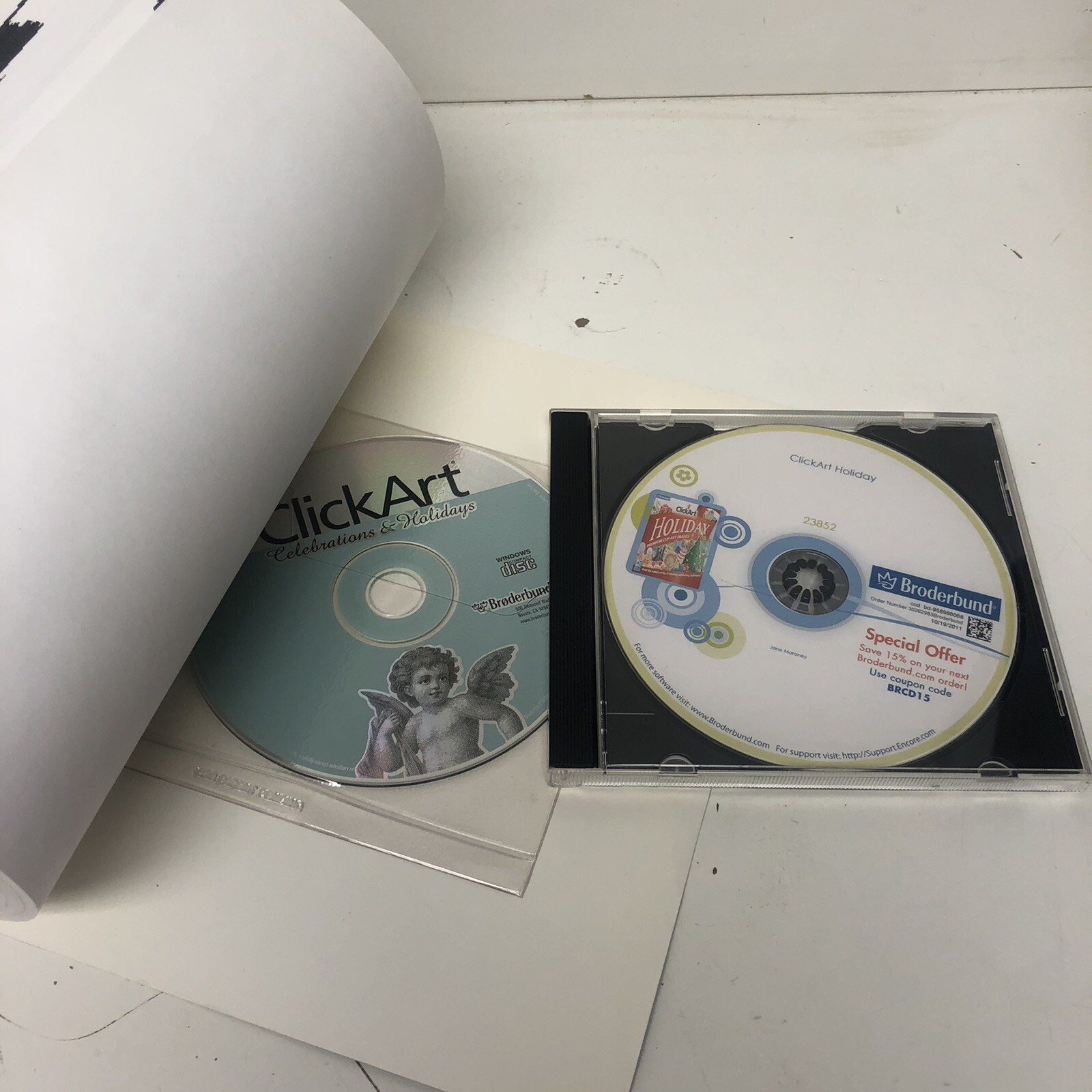 Broderbund ClickArt Celebrations & Holidays + Bonus Clickart Holiday cd