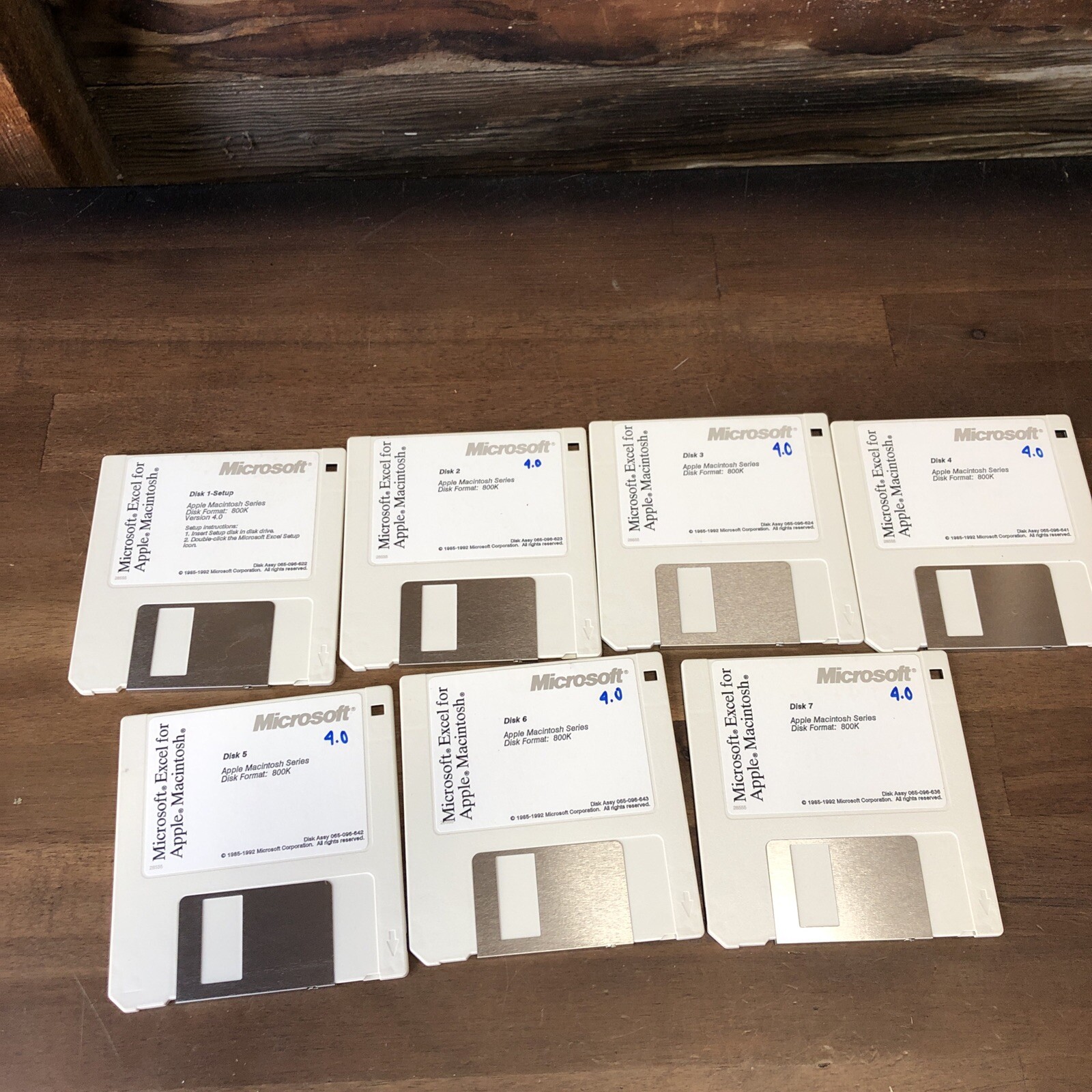 Vintage 1992 Microsoft Excel for the Macintosh 4.0