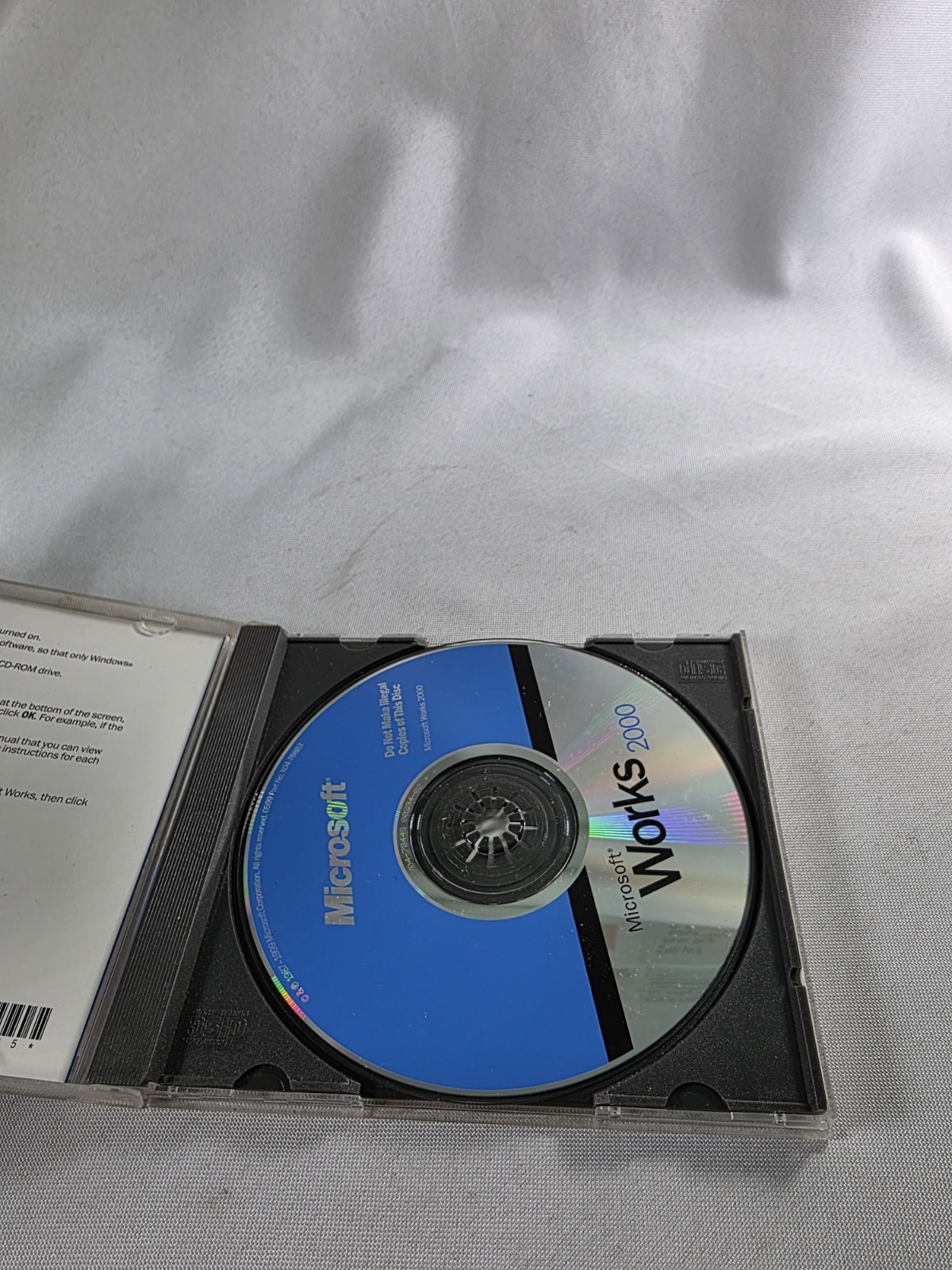 Microsoft Works 2000 #X04-78883 Replacement Disc (PC, 1999)