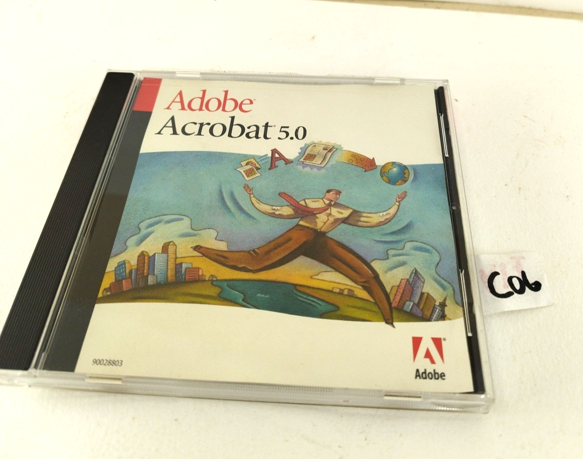 Genuine Adobe Acrobat 5.0 Vintage Software For Mac Serial License Product Key
