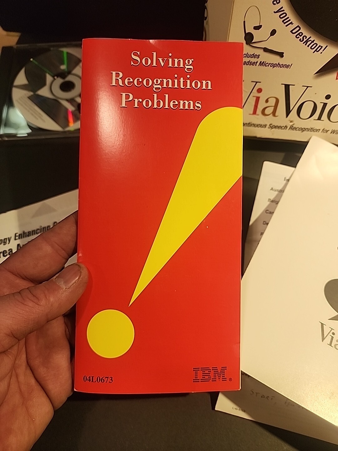 IBM ViaVoice Gold Continuous Speech Recognition Version 4.3 VoiceType CD *Untest