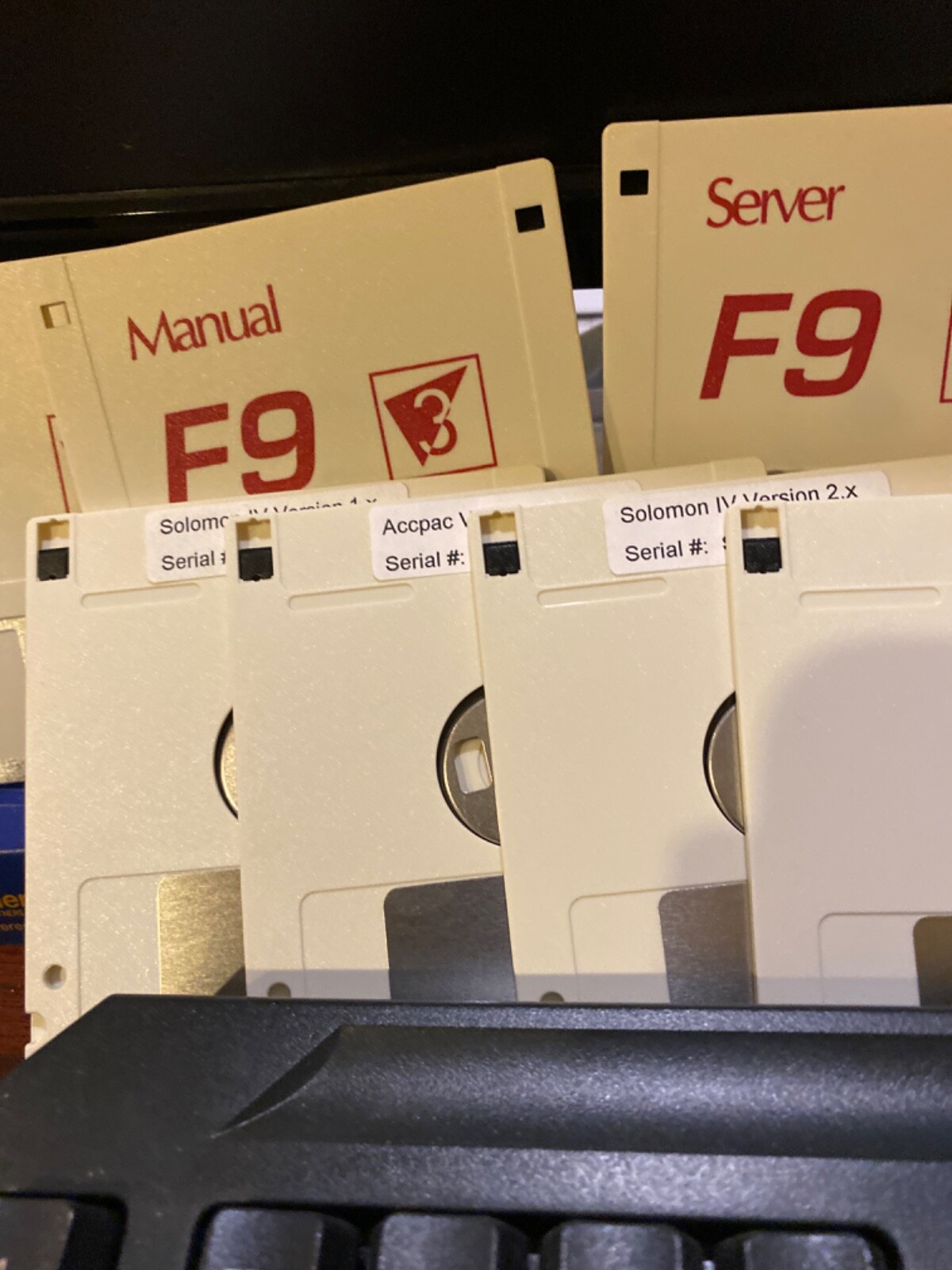 NEW Synex F9 V3Financial Reporting Server & DLL disks for many ERPs + Serial Nos