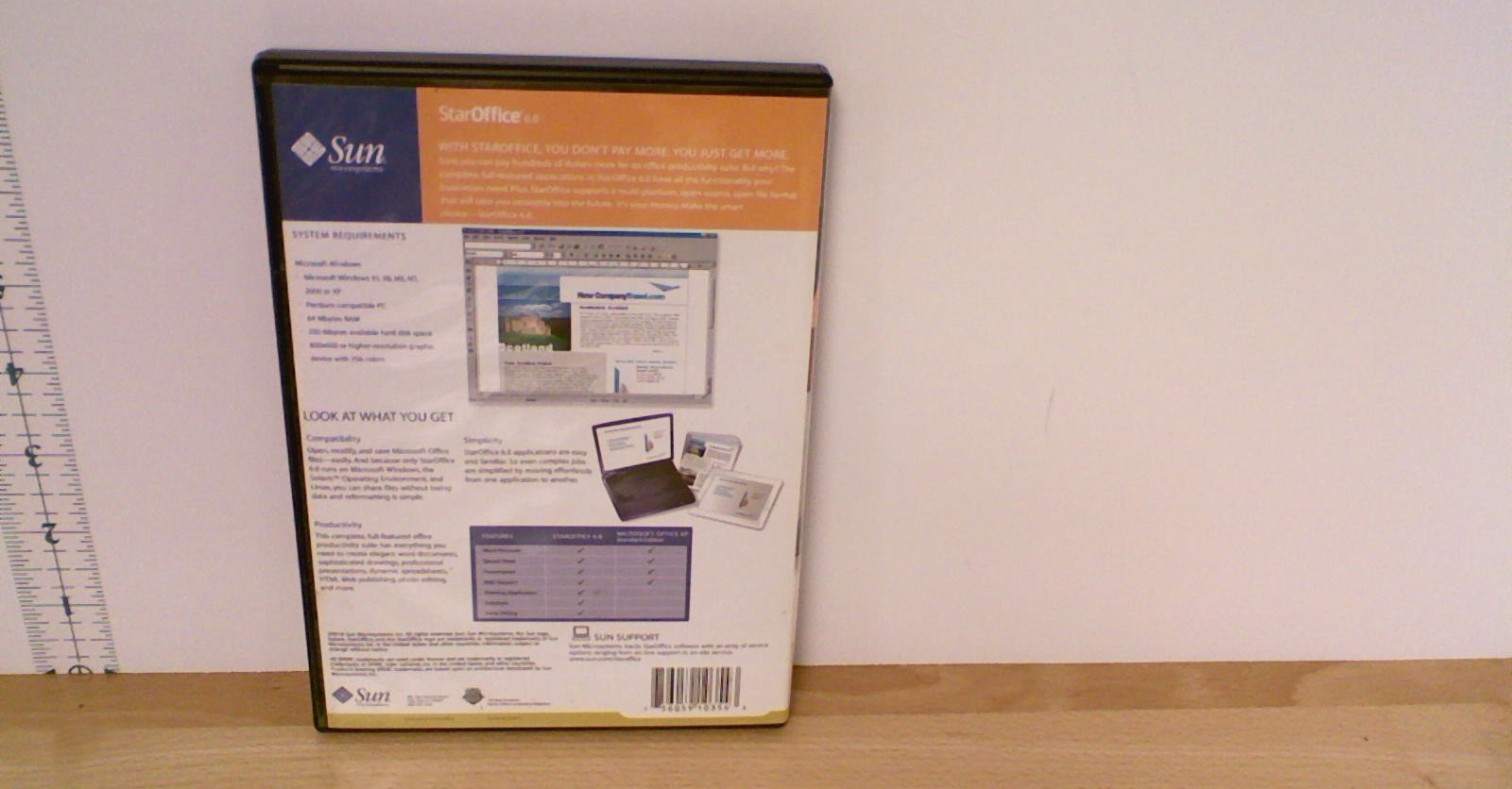 Sun StarOffice 6.0 (PC Home & Office) (CD-ROM) Windows 95– XP 2001