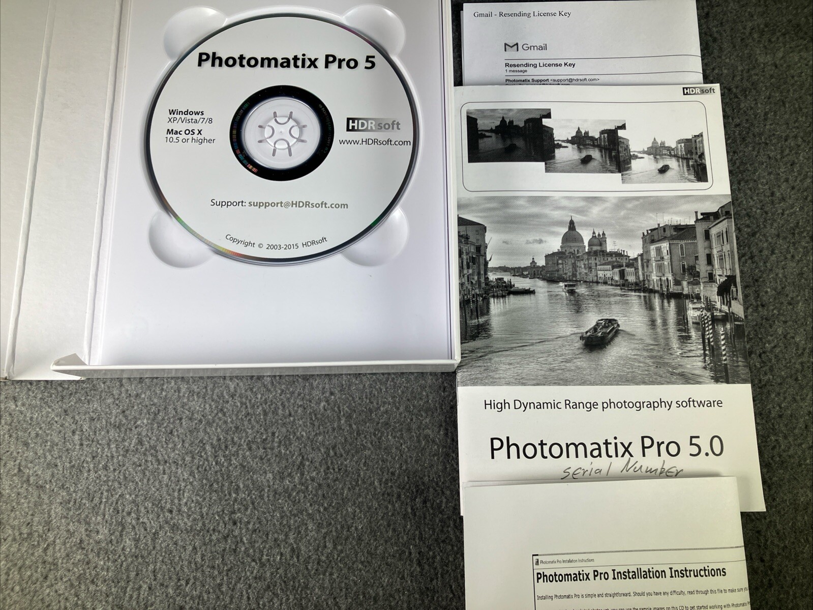 PhotoMatix Pro 5 HDR High Dynamic Range photography software Windows Mac 2005