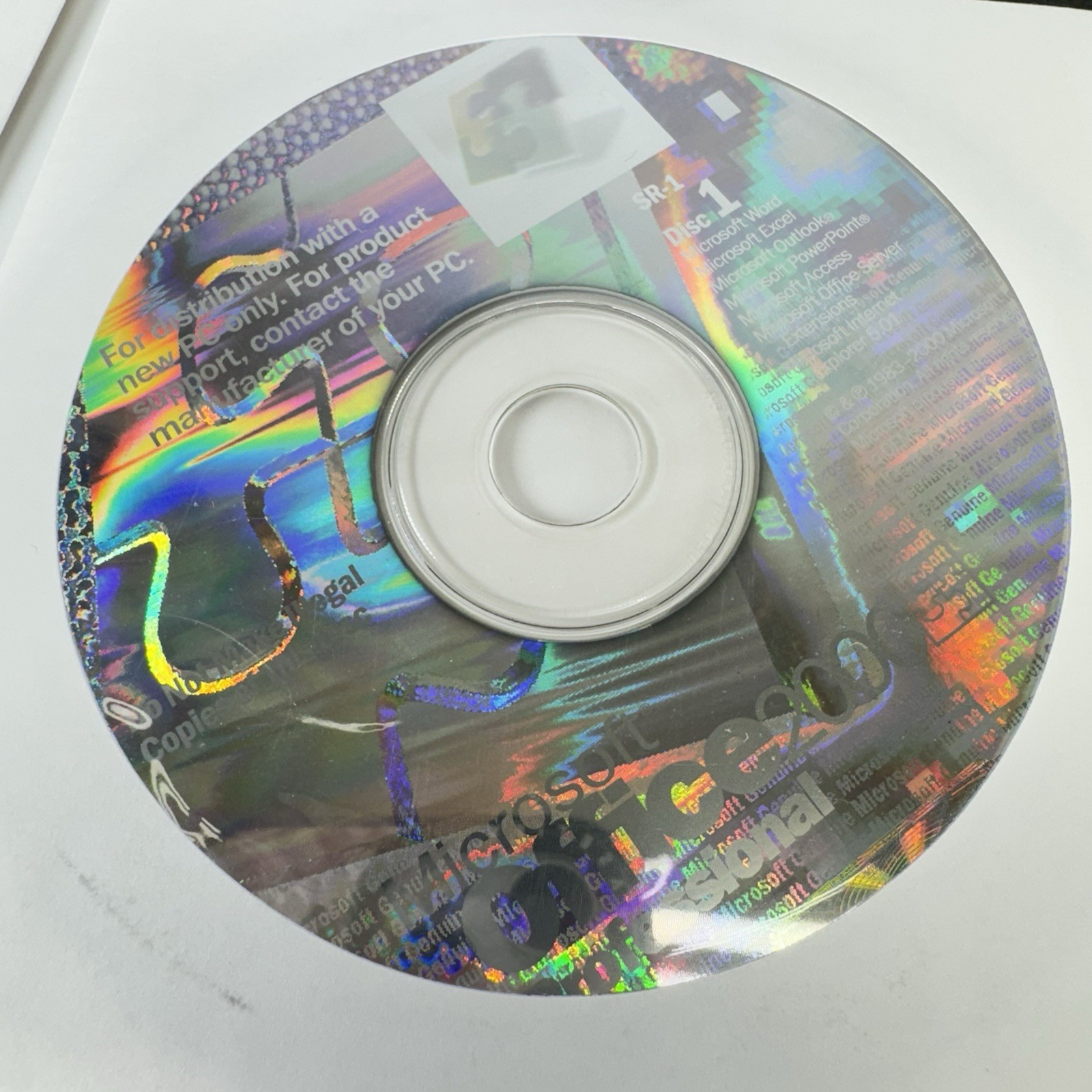 Microsoft Windows office applications student 2003 2002 discs lot no keys