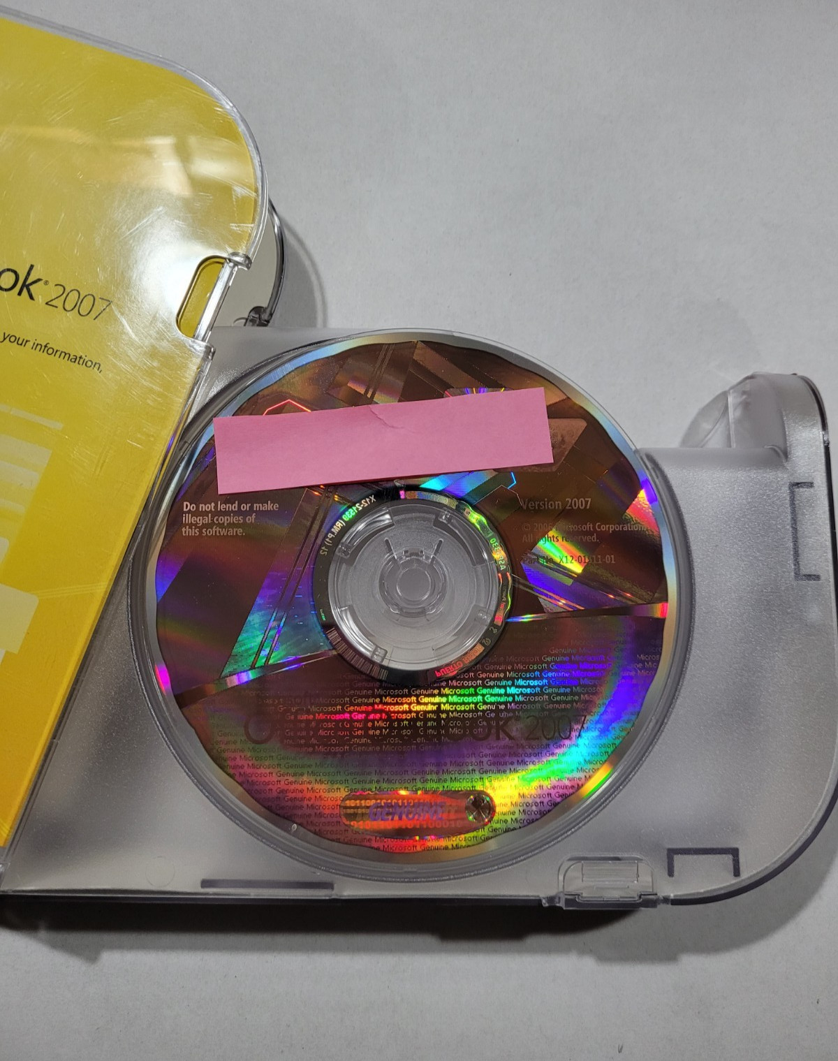 Microsoft Office Outlook 2007 Software & Case