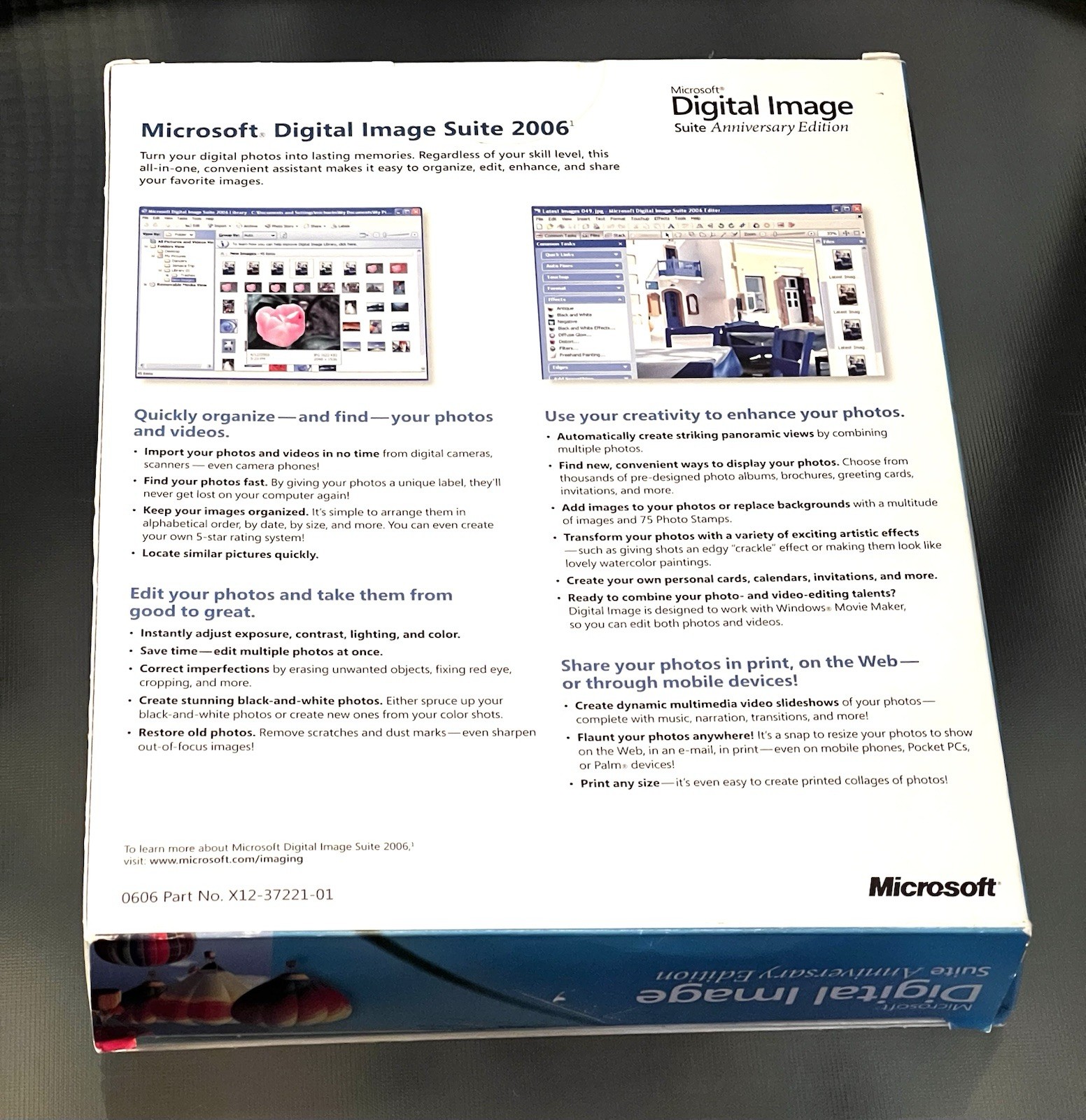 Microsoft Digital Image Suite 2006 Windows PC Photo Editing Program – Pre Owned