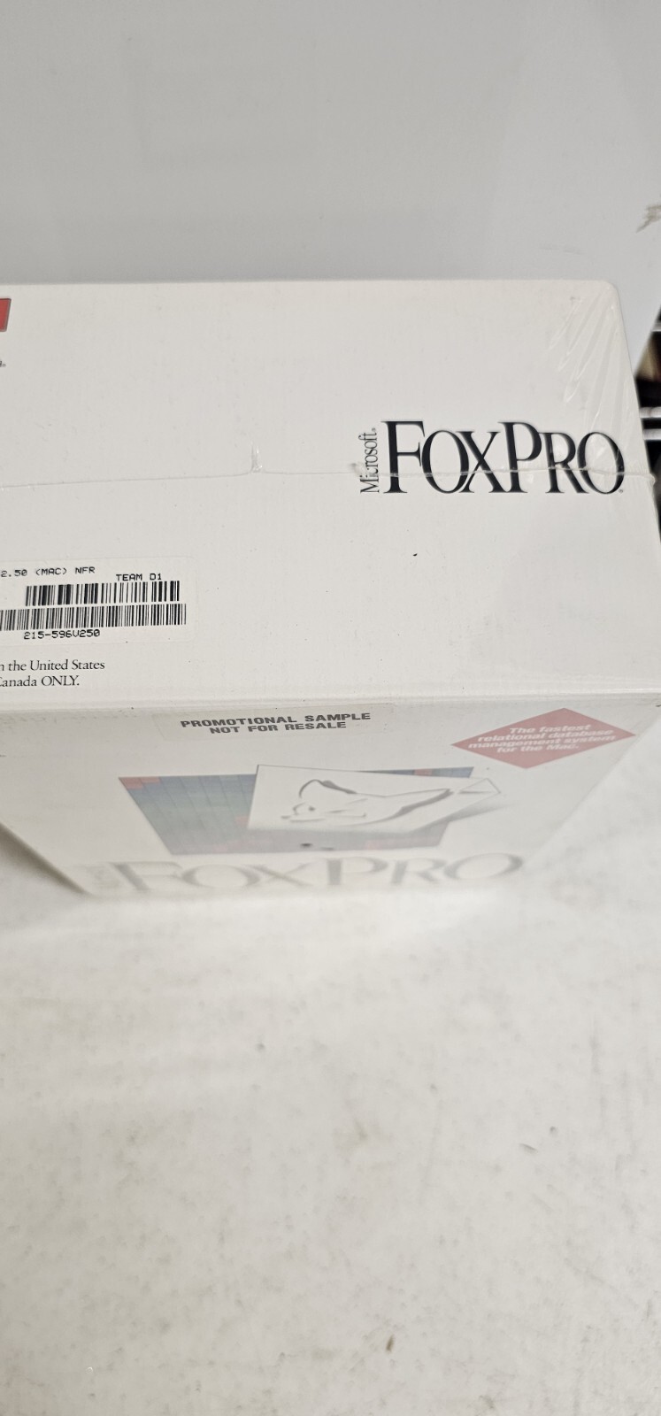 Microsoft FoxPro v 2.5 New In Box. V10