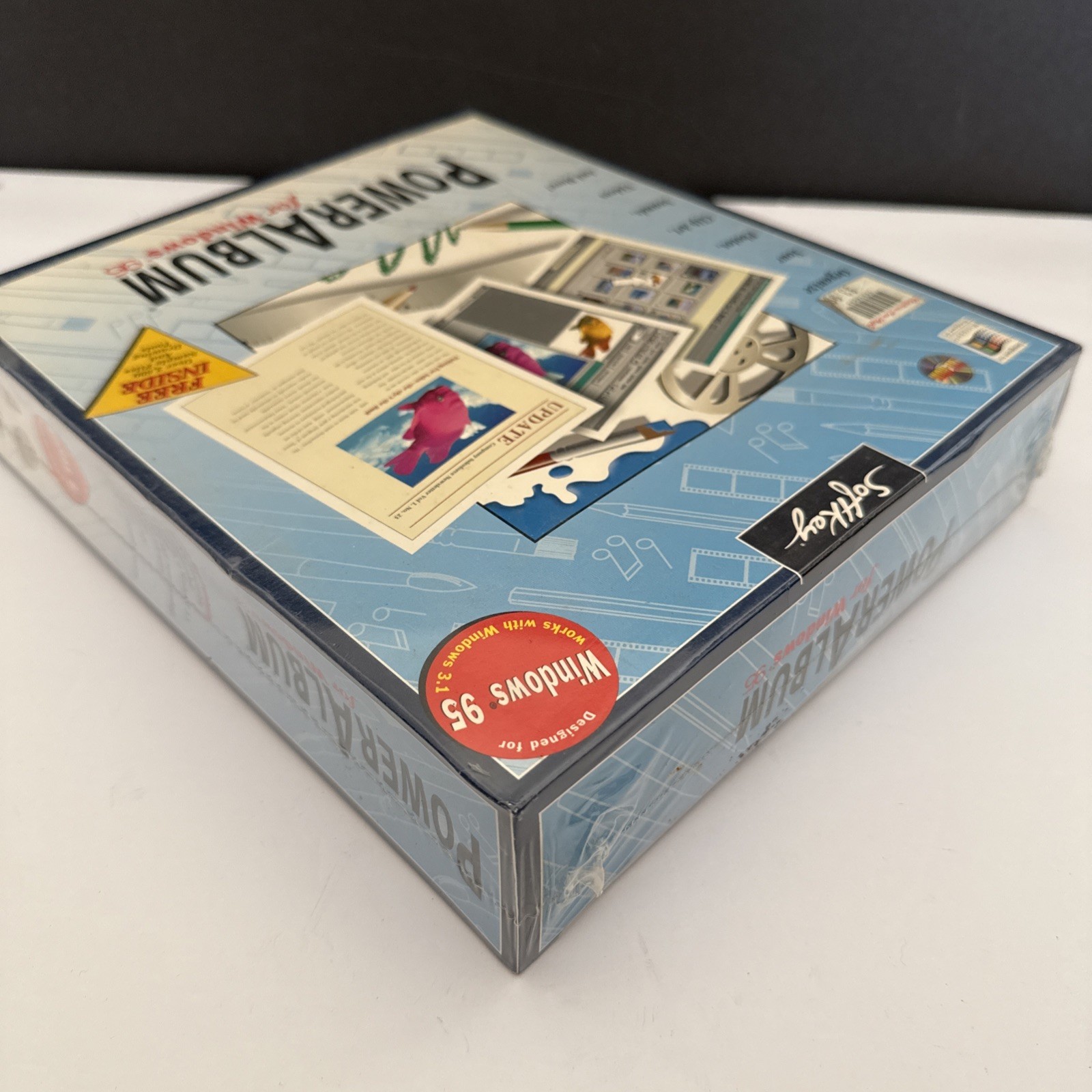 VTG. New & Sealed Windows 95 Power Album Big Box PC Software Softkey