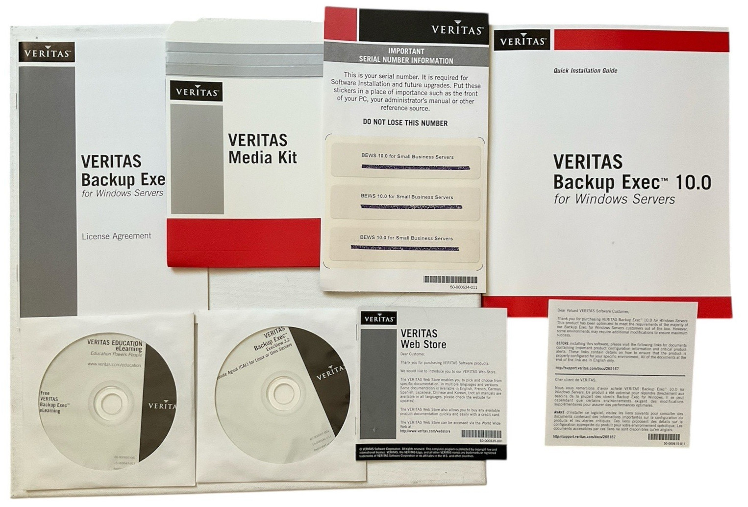 VERITAS Backup Exec 10.0 For Windows Small Business Servers READ DESCRIPTION