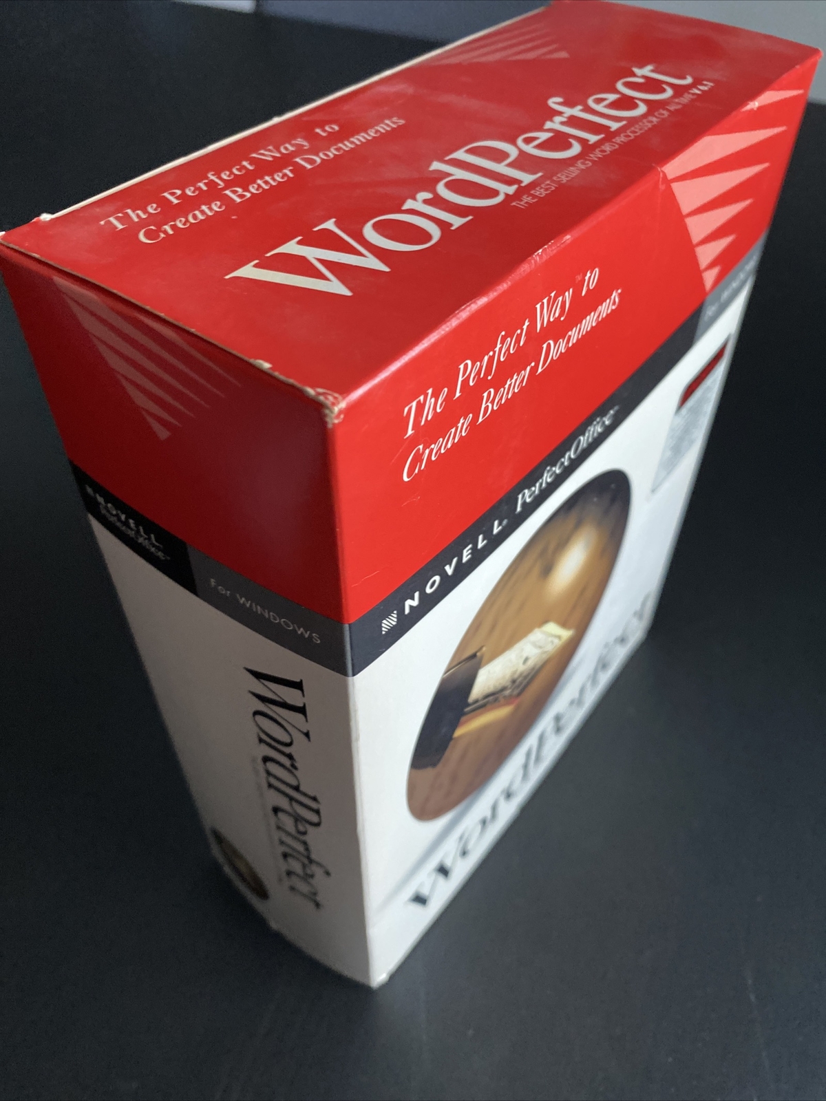 Novell WordPerfect 6.1 Upgrade for Windows 3.5 In Disks Original Manual and Box