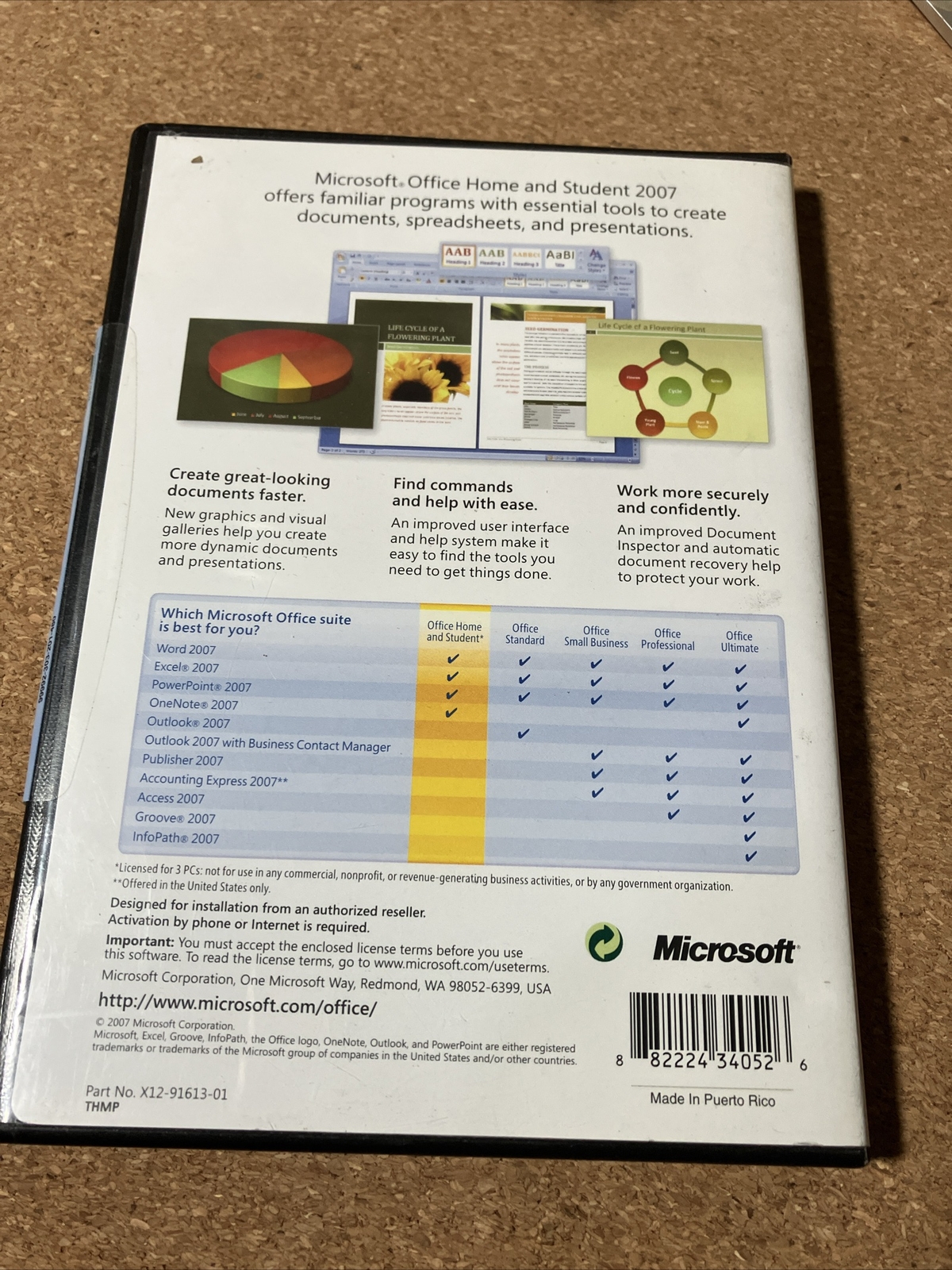 Microsoft Office Home and Student 2007 Service Desk Edition with Product Key
