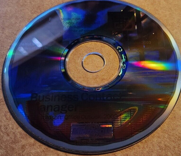 Microsoft Business Contact Manager for Microsoft Office Outlook 2003 CD