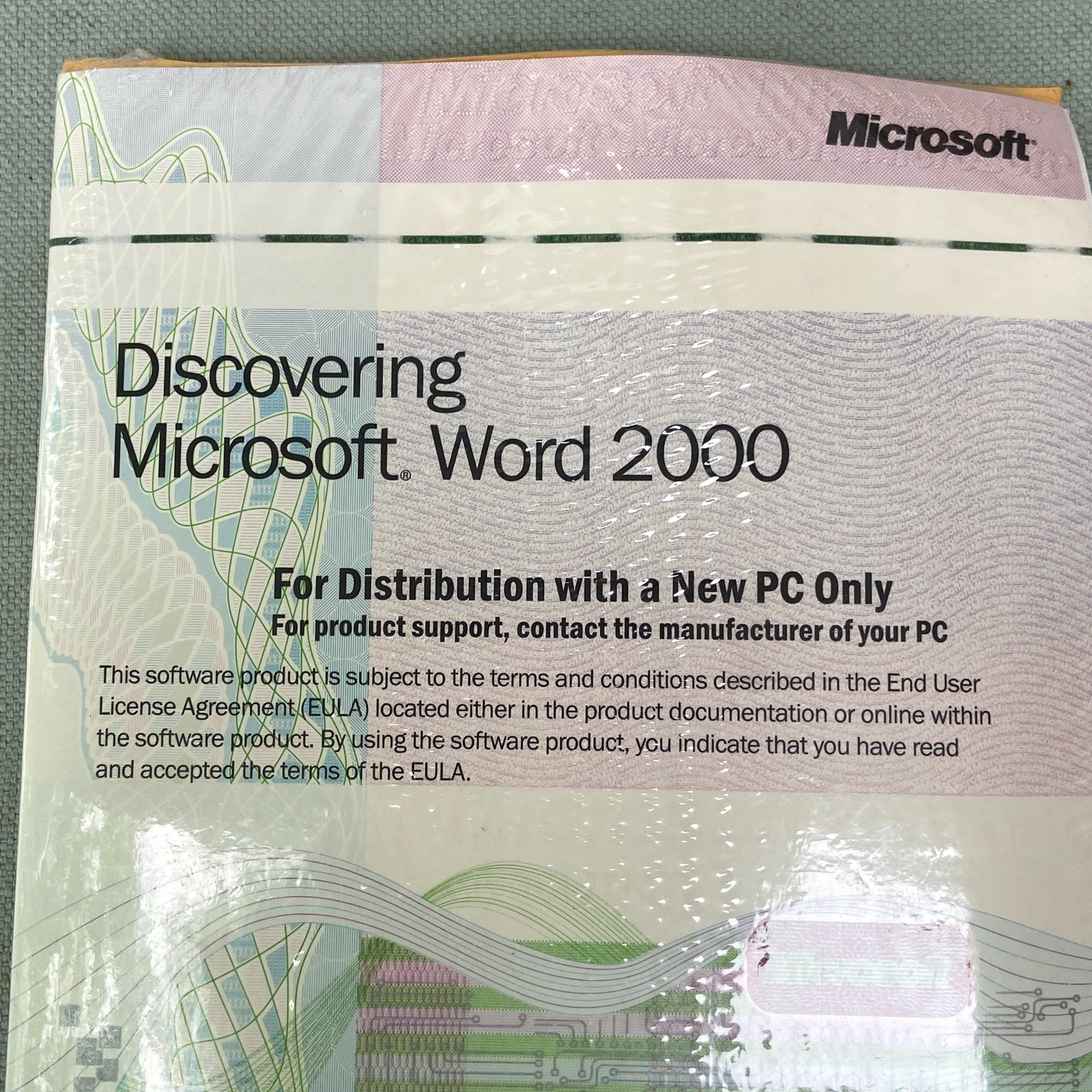 New Dell Dimension Microsoft Word 2000 Product Key New Factory Sealed CD PC VTG