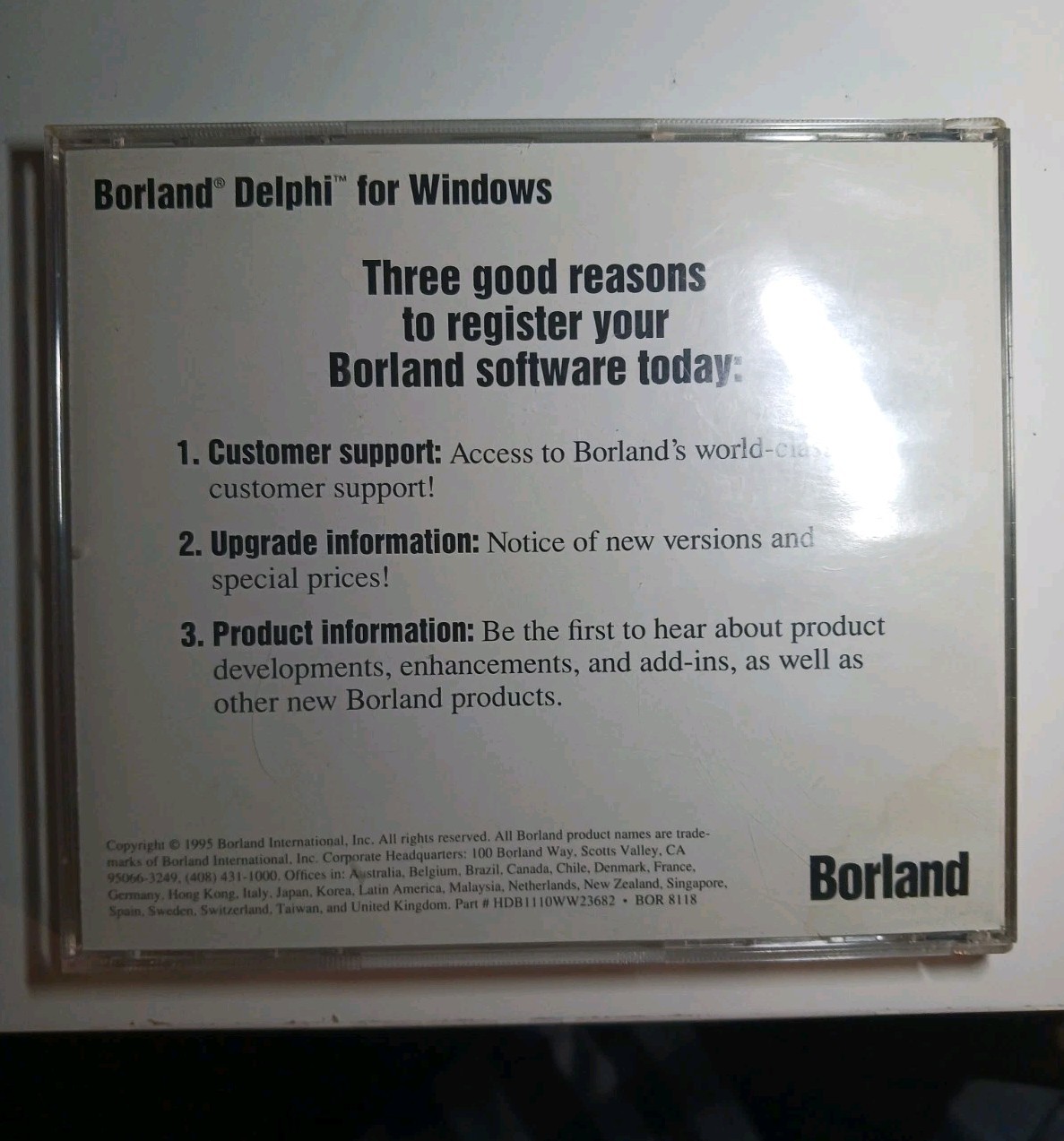 Borland Delphi Windows 95