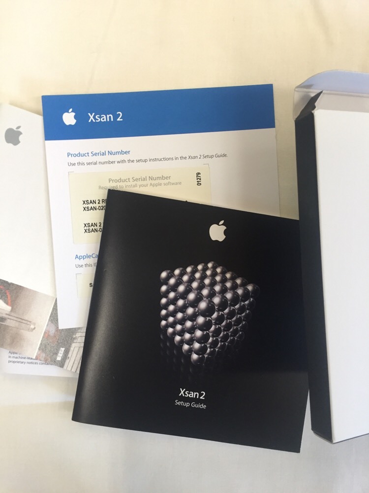 Apple Xsan 2 Retail MB081Z/A Software MultiSAN Share Files Fiber Speed OS X