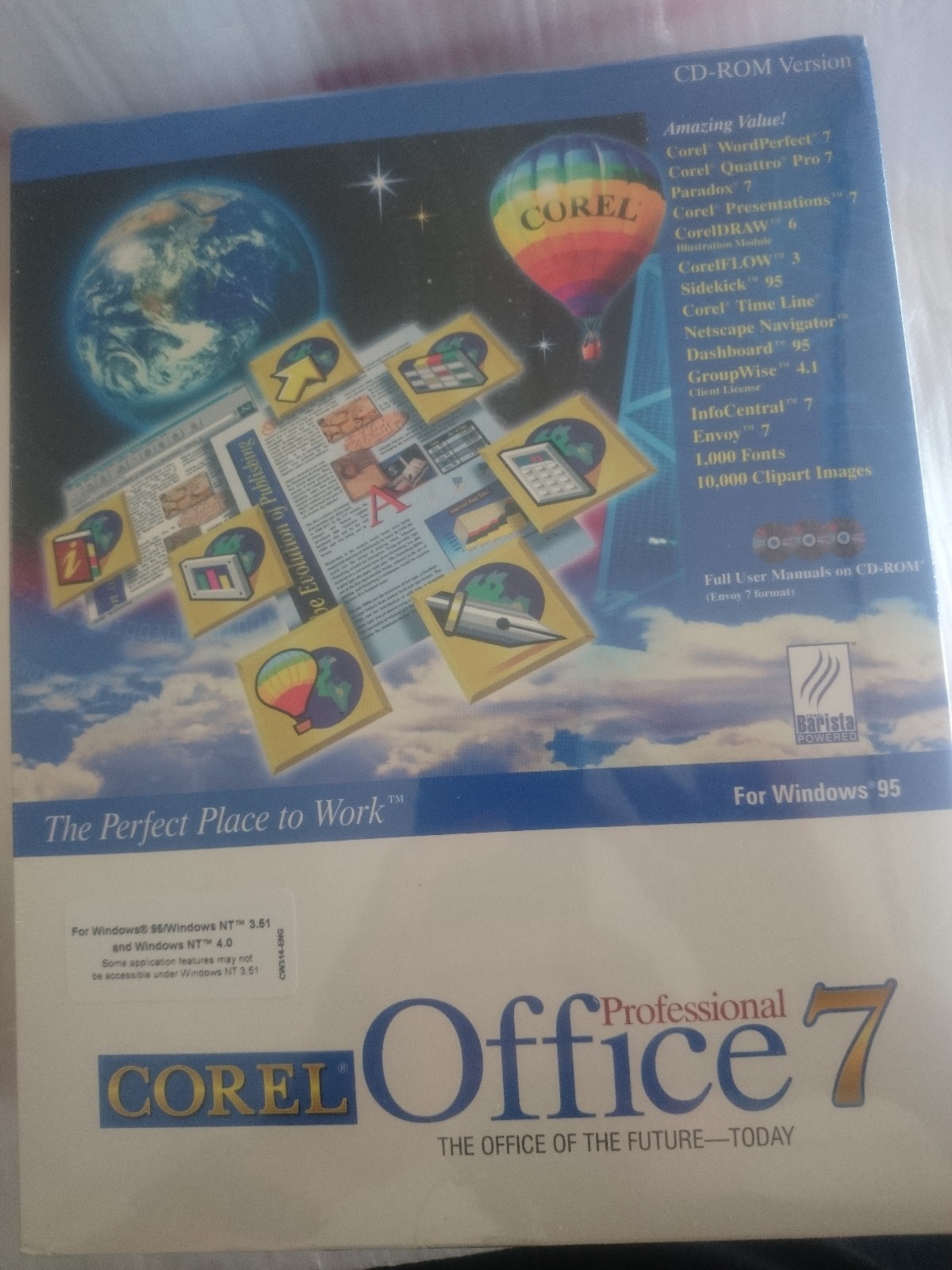 Corel Office Professional 7 CD and User Manual, Corel Office Professional 7