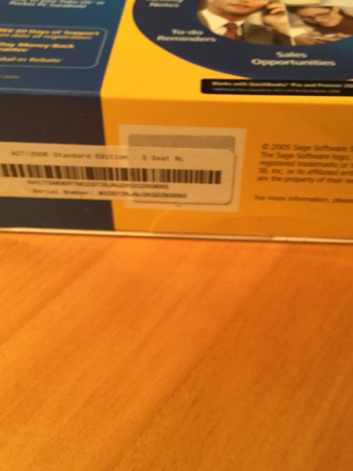 BRAND NEW Act! 2006 Version 8 Contact And Customer Manager NFR. Standard 5 Seat