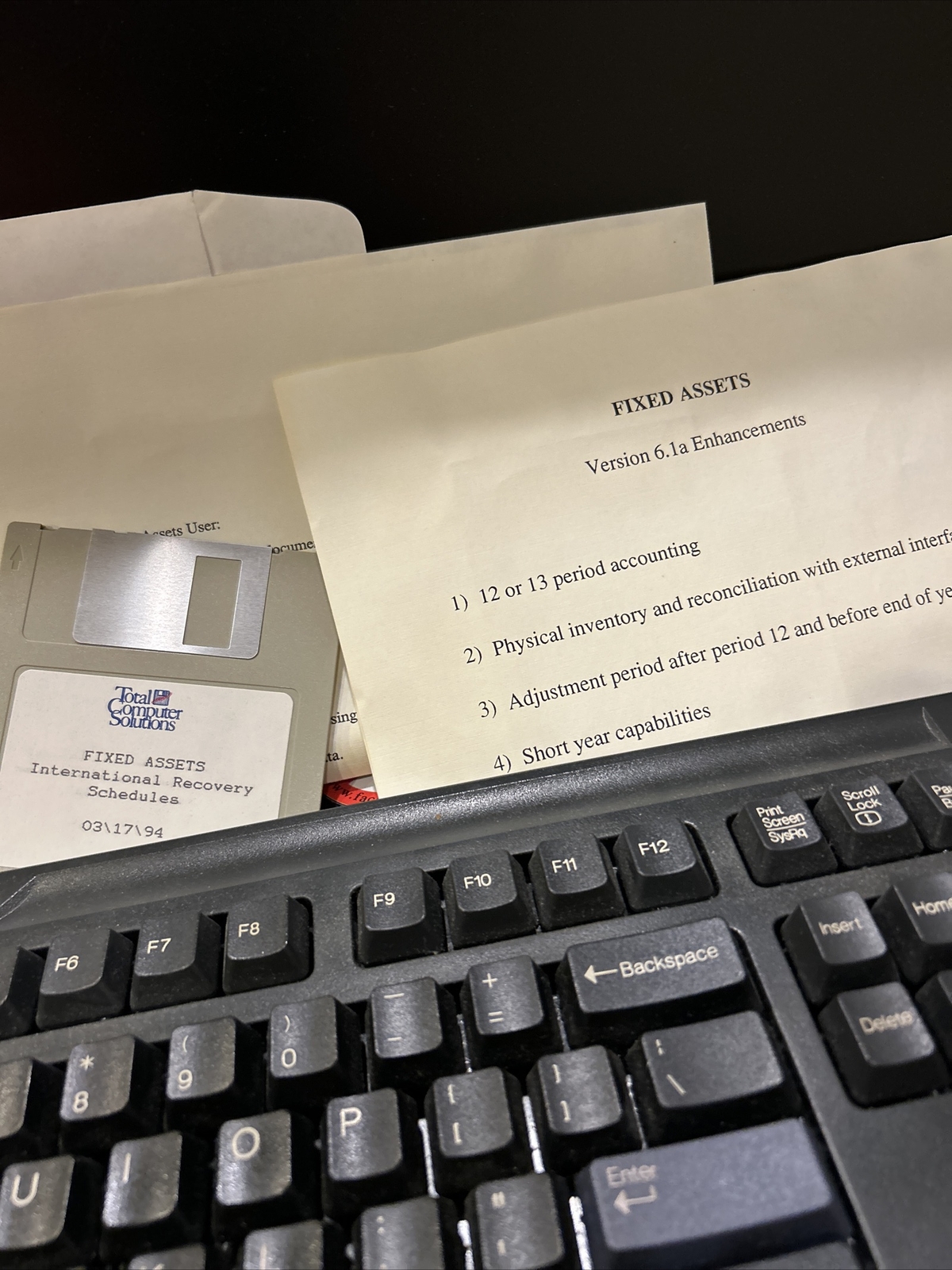 UNUSED BRAND NEW Accpac Plus Accounting Fixed Assets. 6.1A. Disks and Docs.
