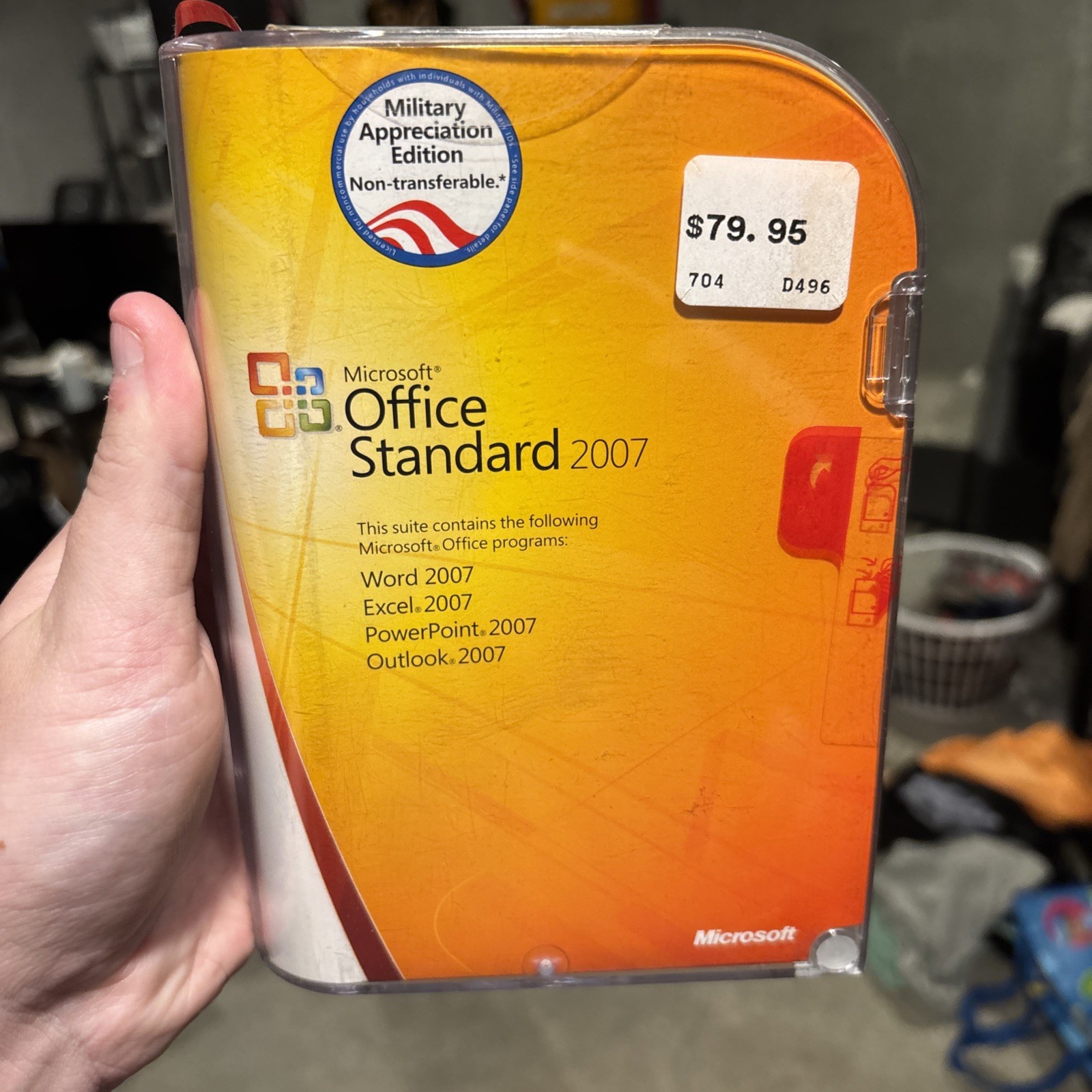 Microsoft Office Standard 2007 Military Edition W/ Product Key & COA -NEW SEALED