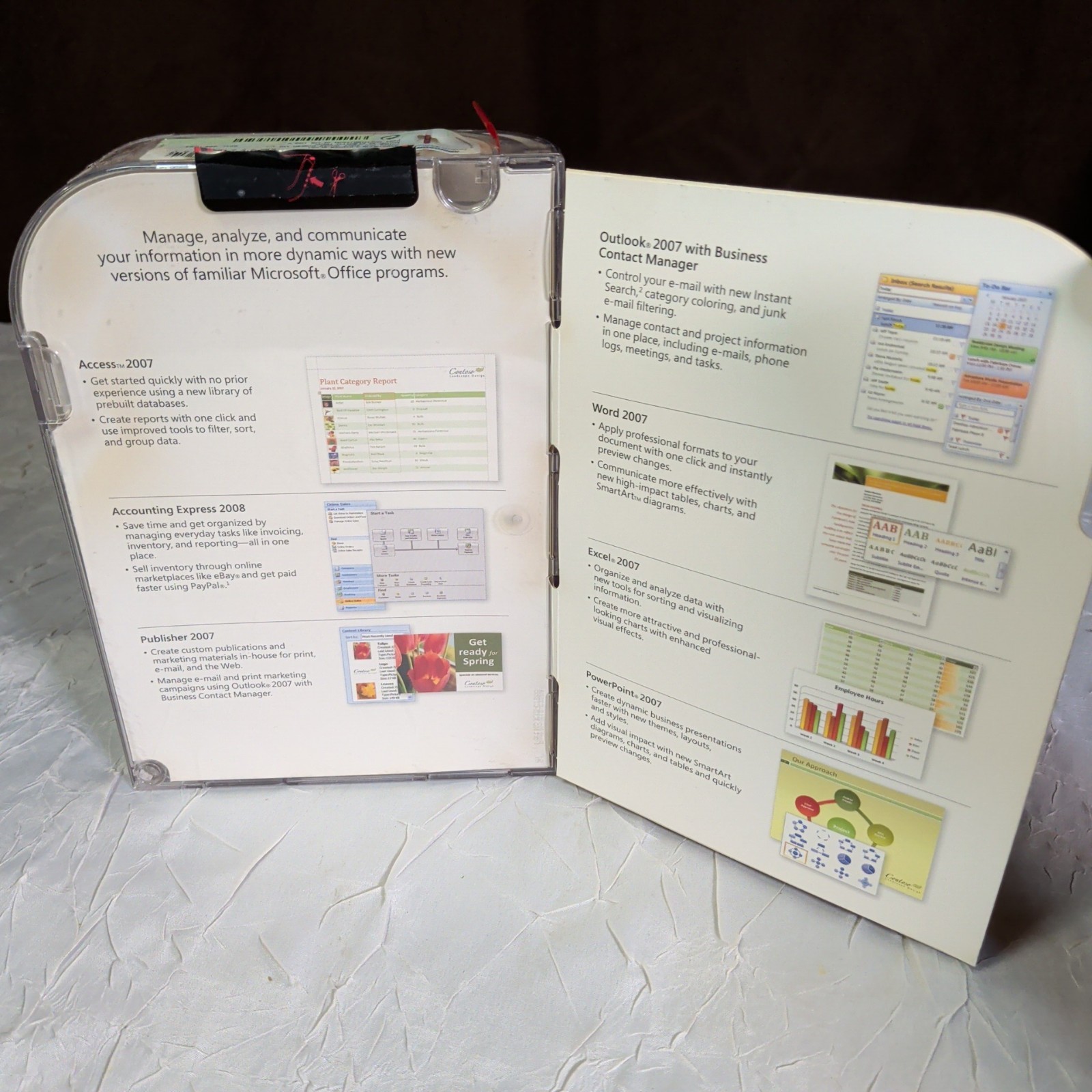 Microsoft Office 2007 Professional Full English Retail Version w/ Product Key