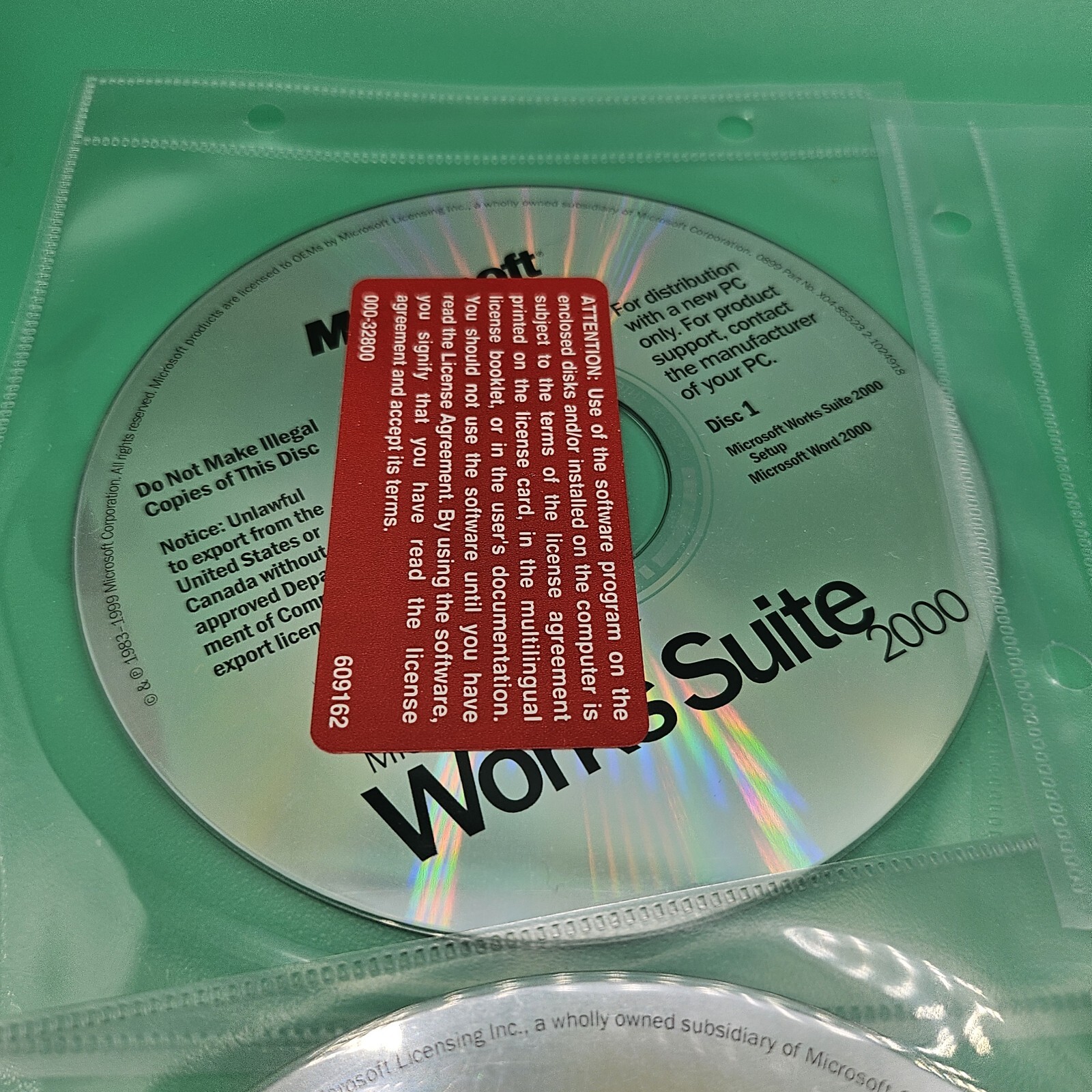 Microsoft Works Suite 2000 – Complete 7 Disc PC CD-ROM Excellent Condition VG+