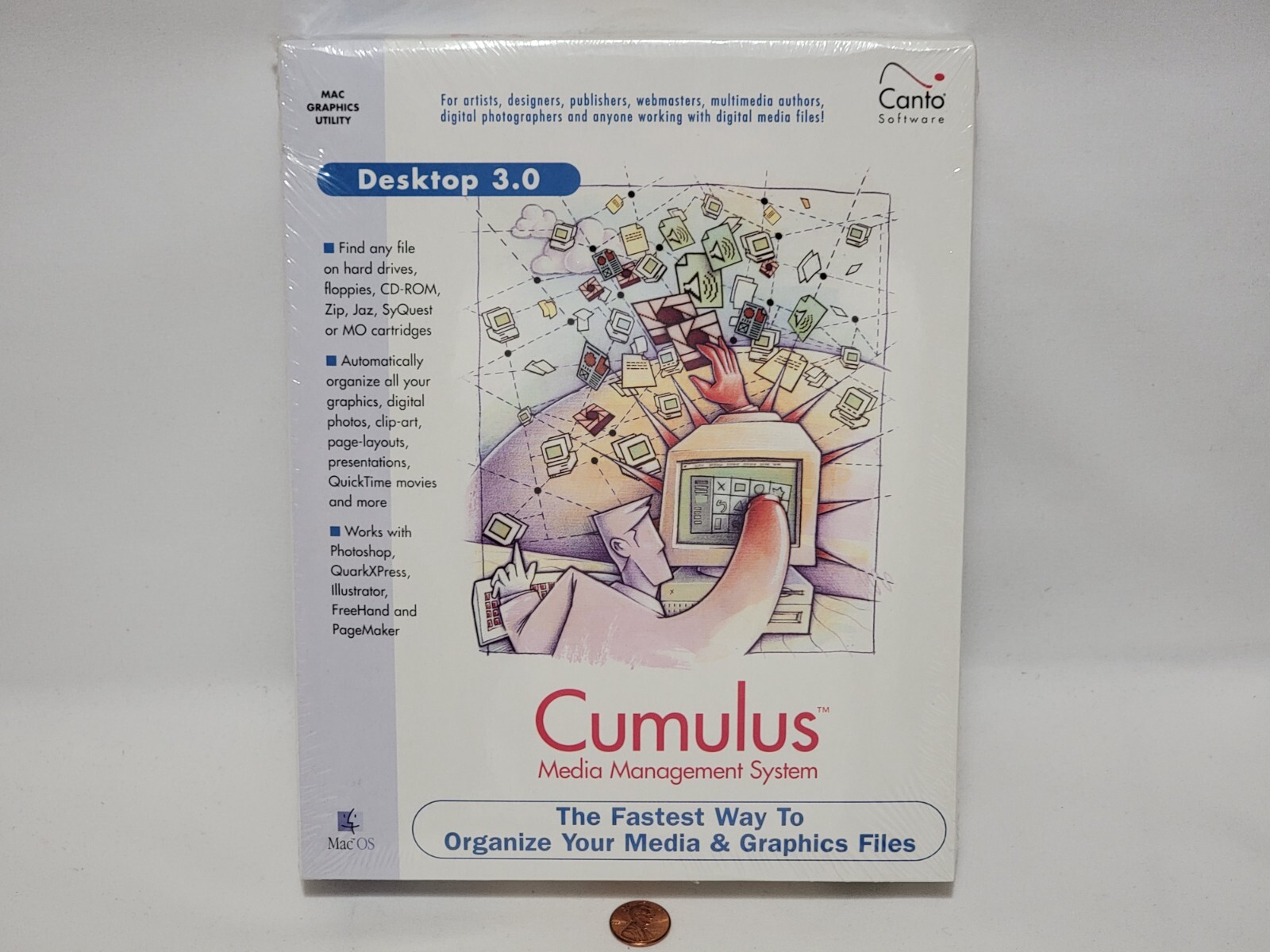 NEW Macintosh Cumulus Media Management System Desktop 3.0 Software CD SEALED Mac