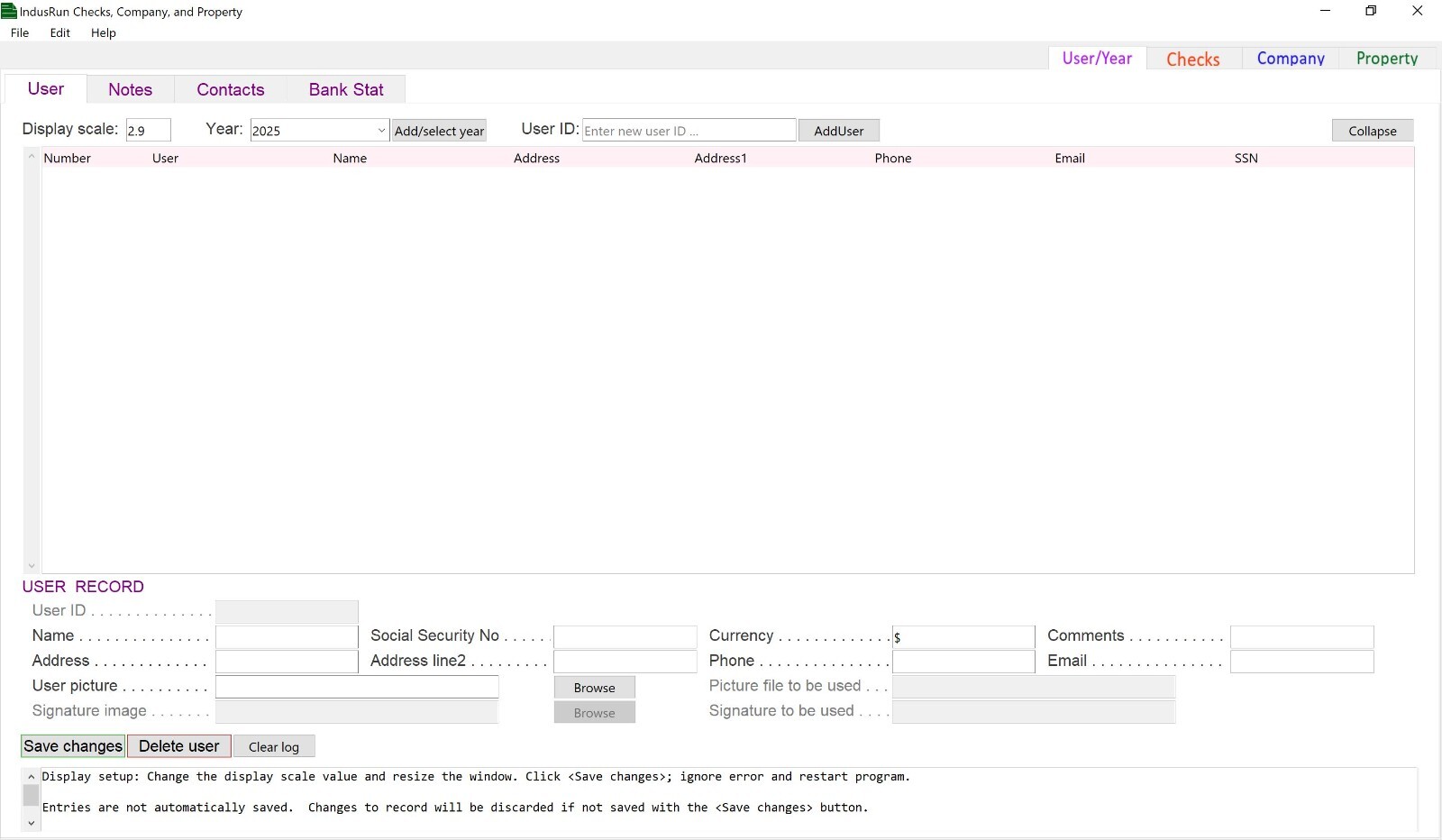 IndusRun check printing software Windows + free manage companies and properties