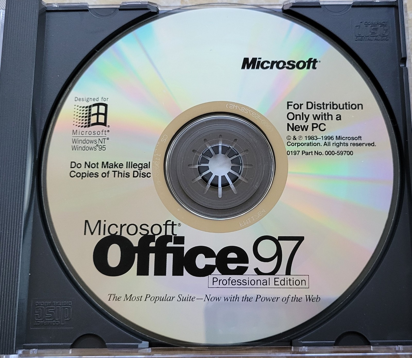 Vintage – Microsoft Office 97 Professional Edition, 1996