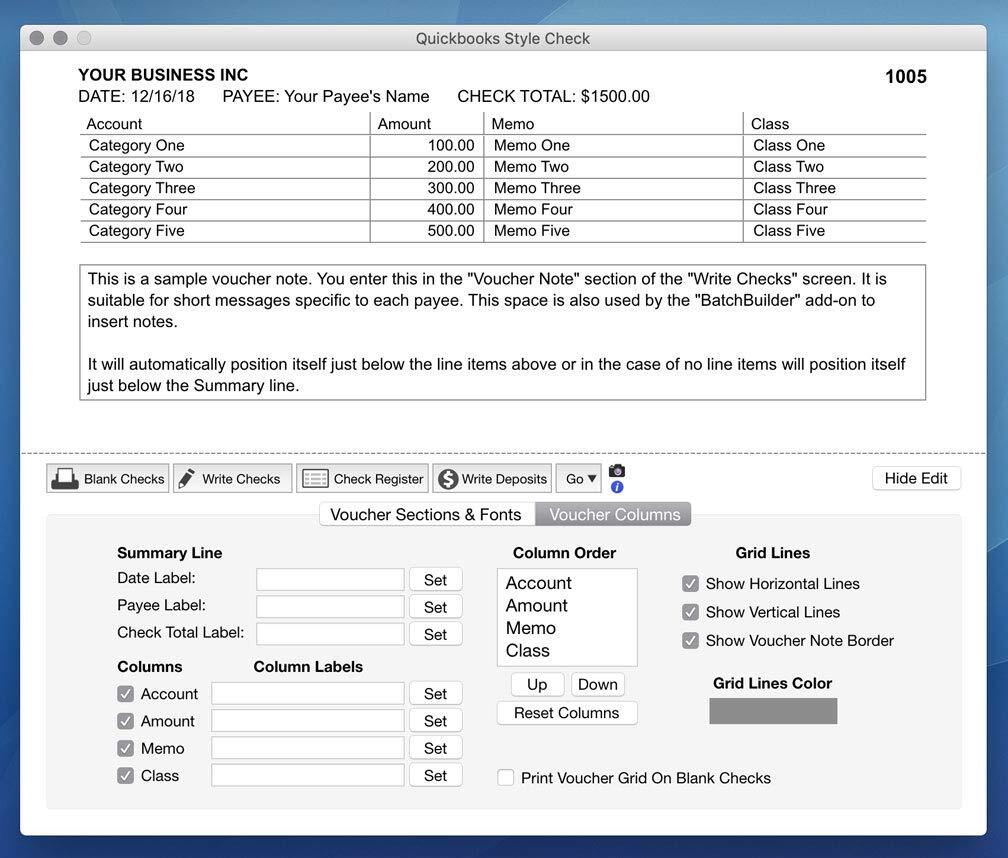 – Windows & Mac Check Printing Software