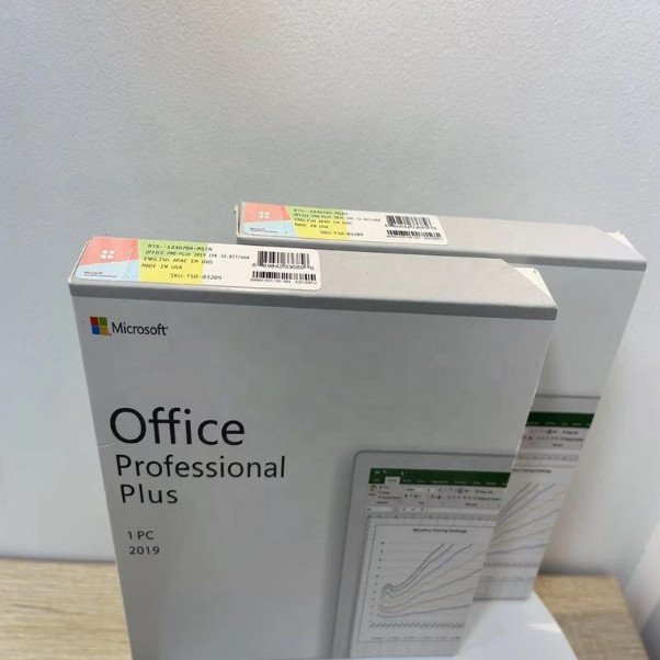 Microsoft Office Pro Plus 2019 – Package DVD Sealed Retail – One Use for Windows
